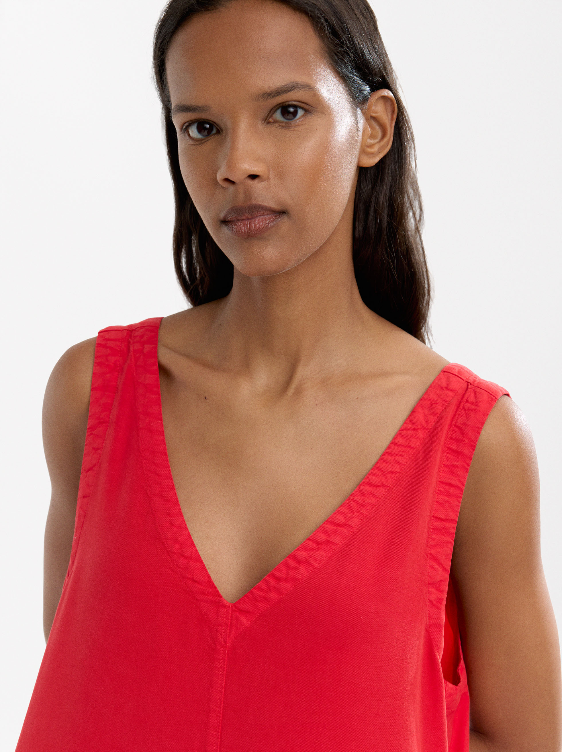 Robe longue 100 % lyocell image number 3.0