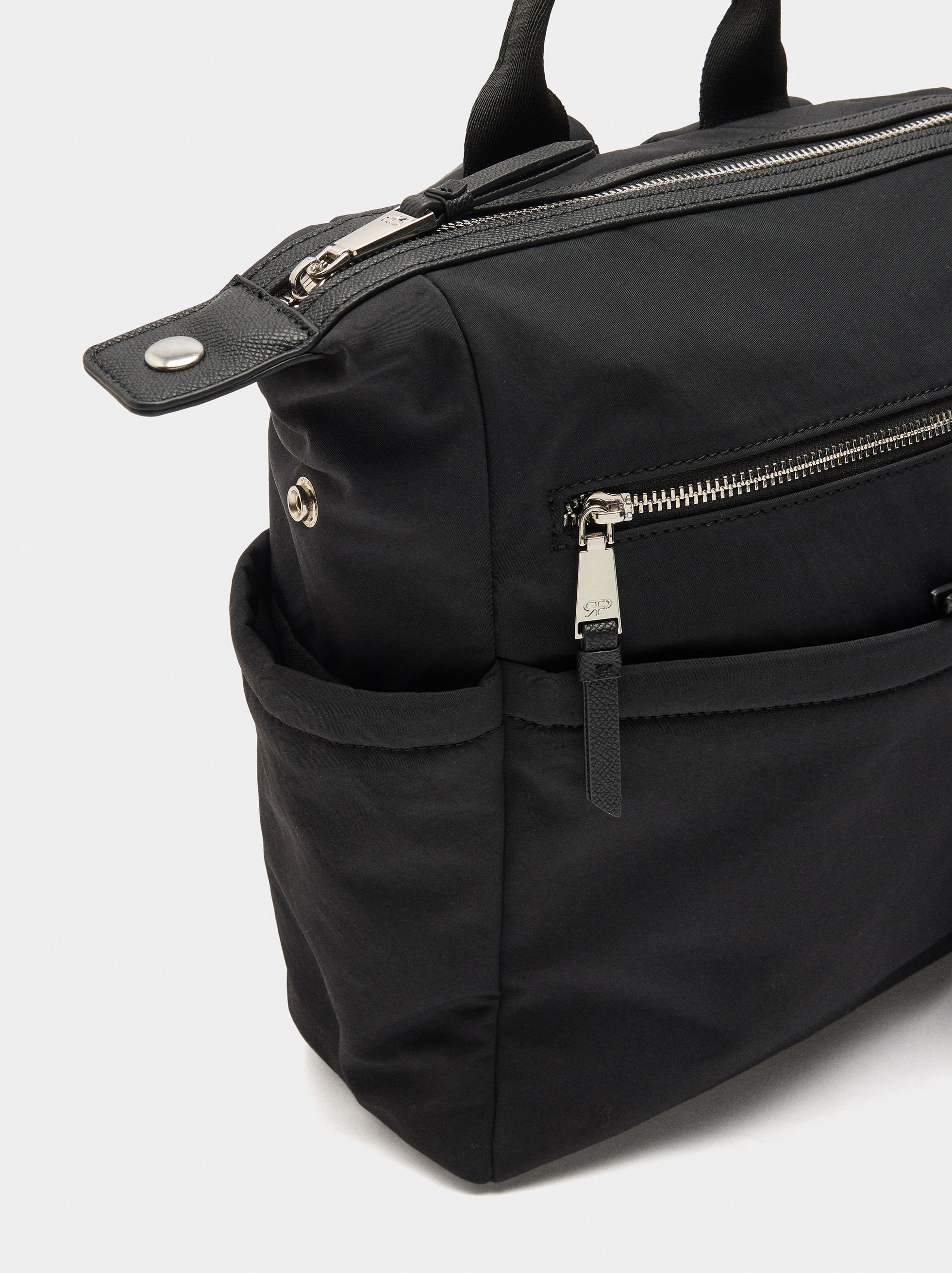 Nylon laptop backpack 13" image number 2.0