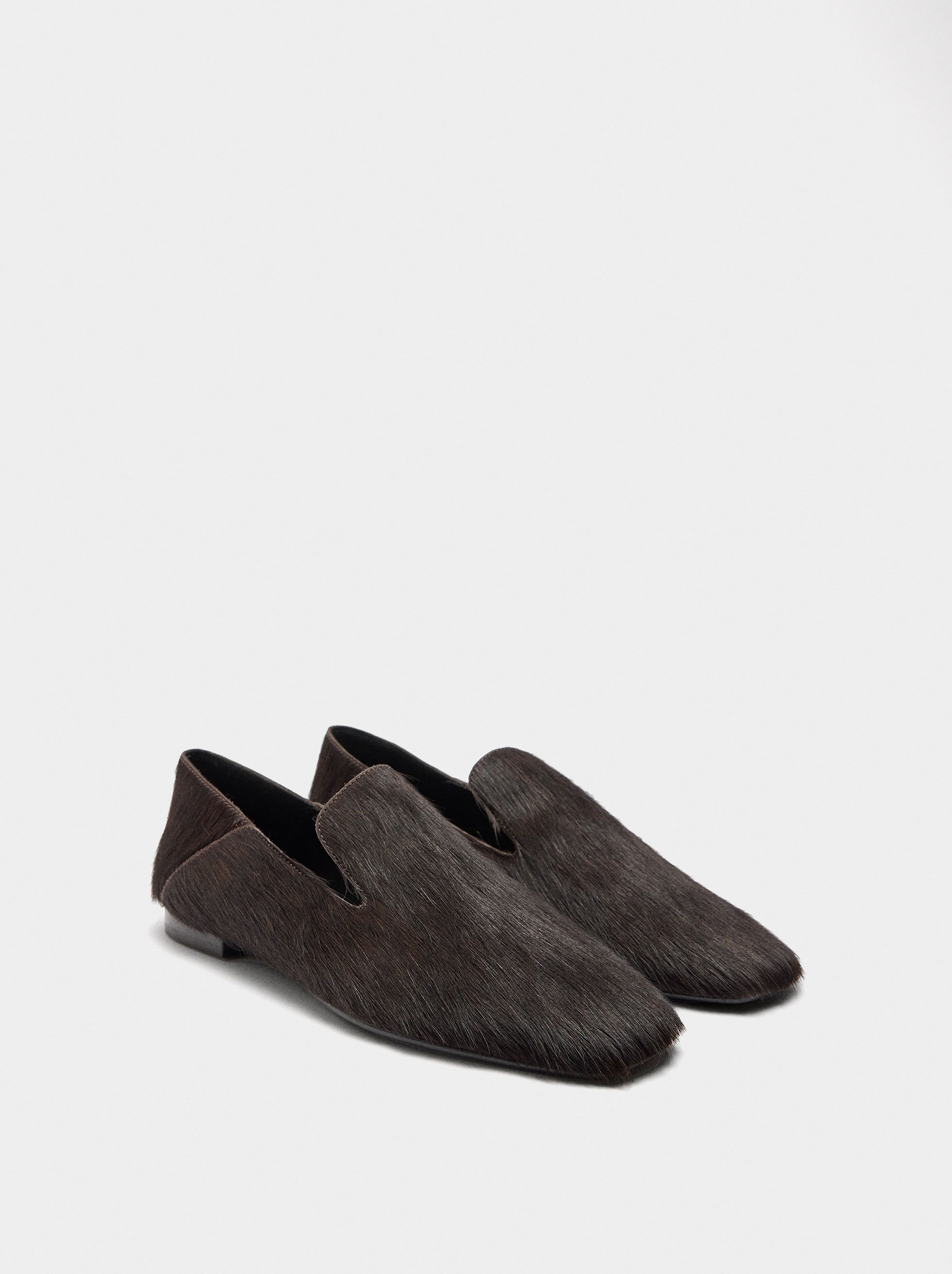 Chaussures plates en cuir image number 2.0