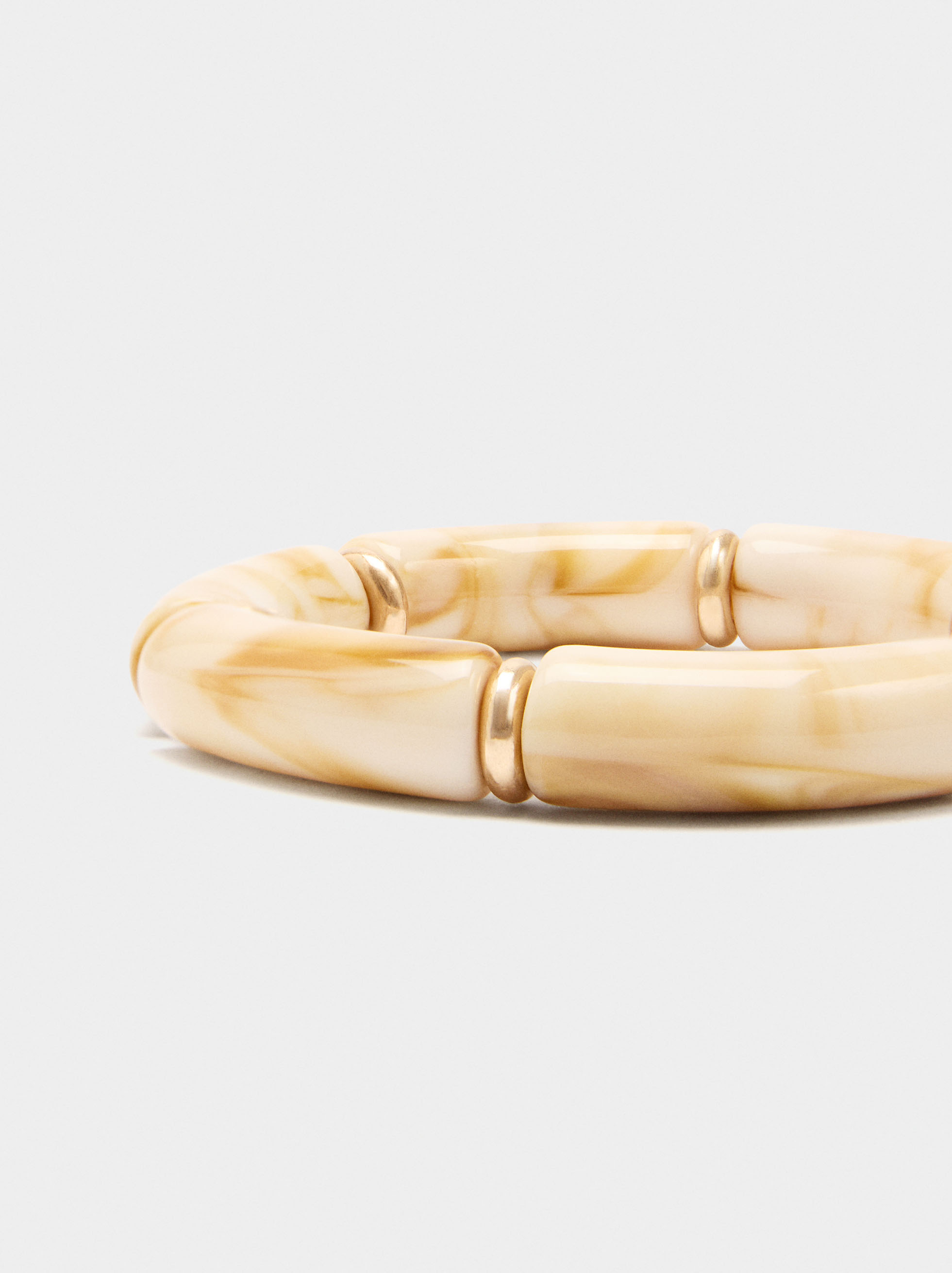 Elastic bracelet with stone effect image number 1.0