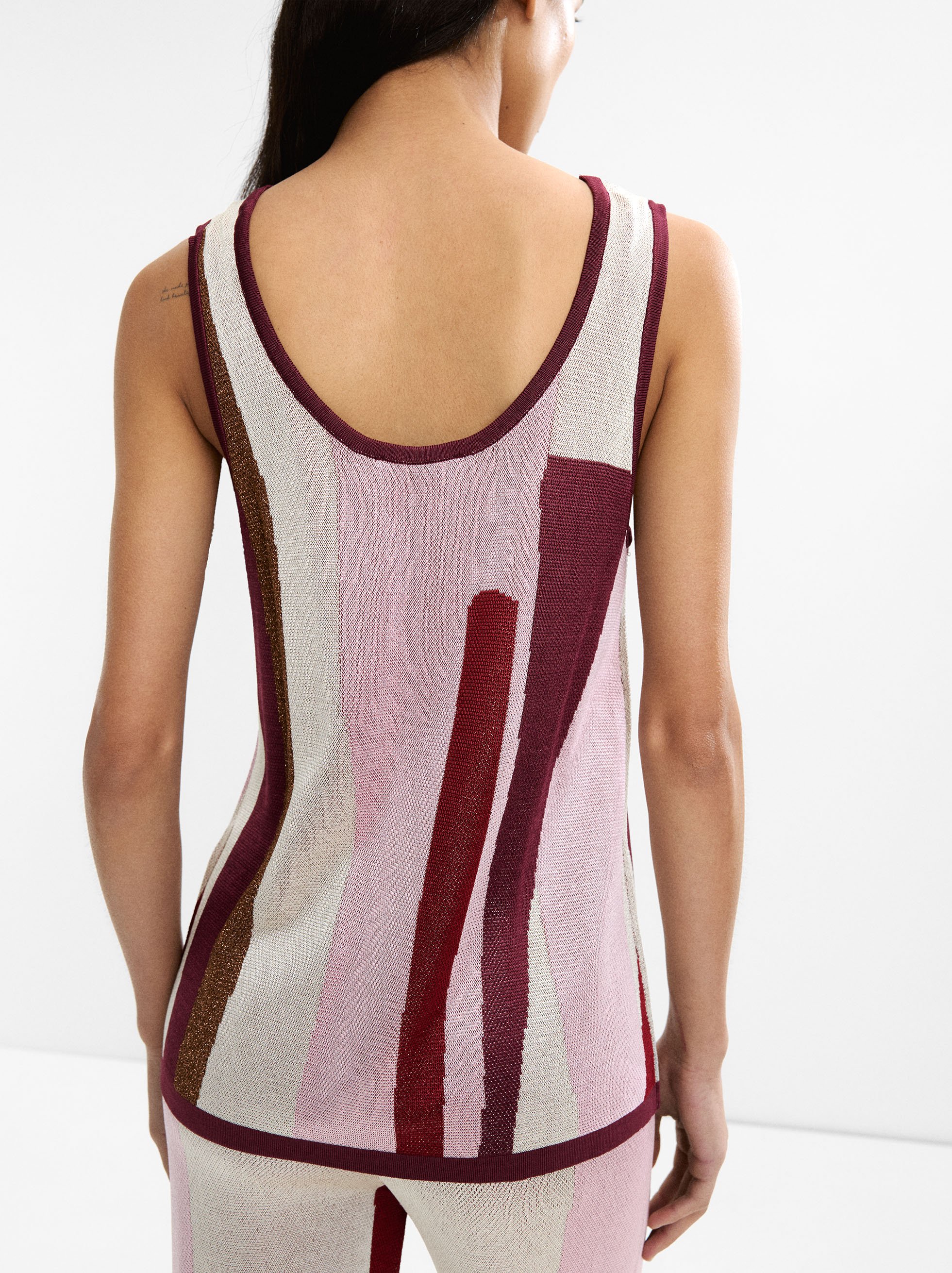 Top in maglia jacquard image number 3.0