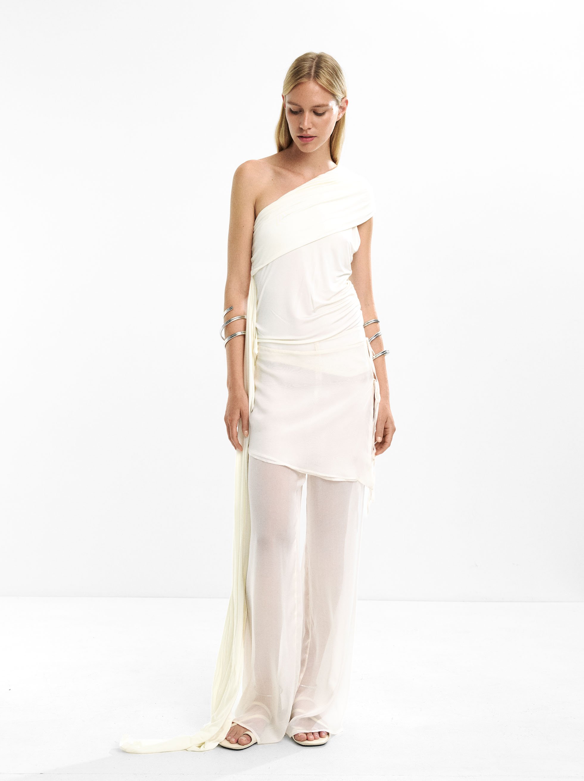 Draped asymmetrical top image number 5.0