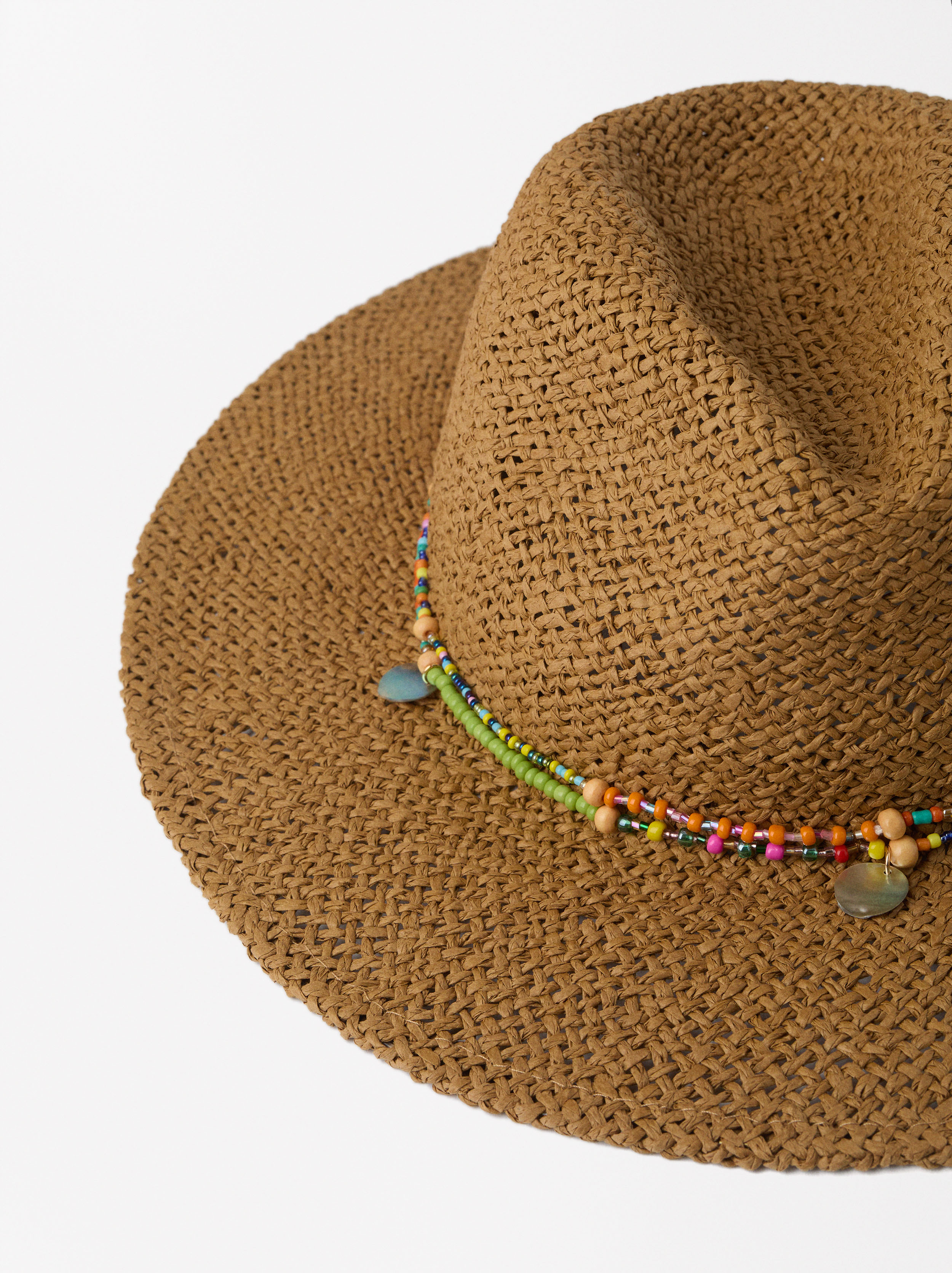 Straw-effect hat image number 1.0