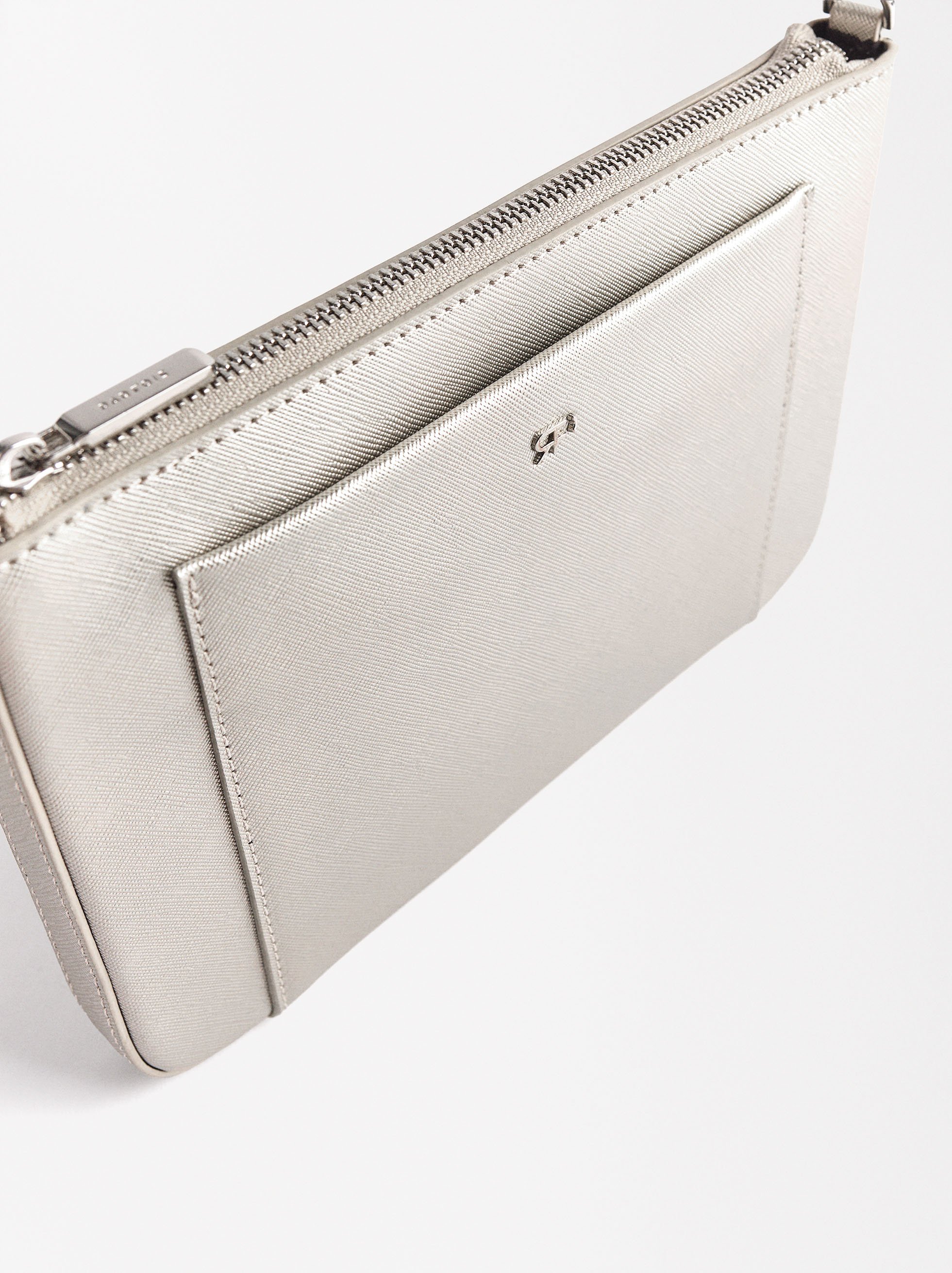 Textured basic crossbody bag image number 1.0