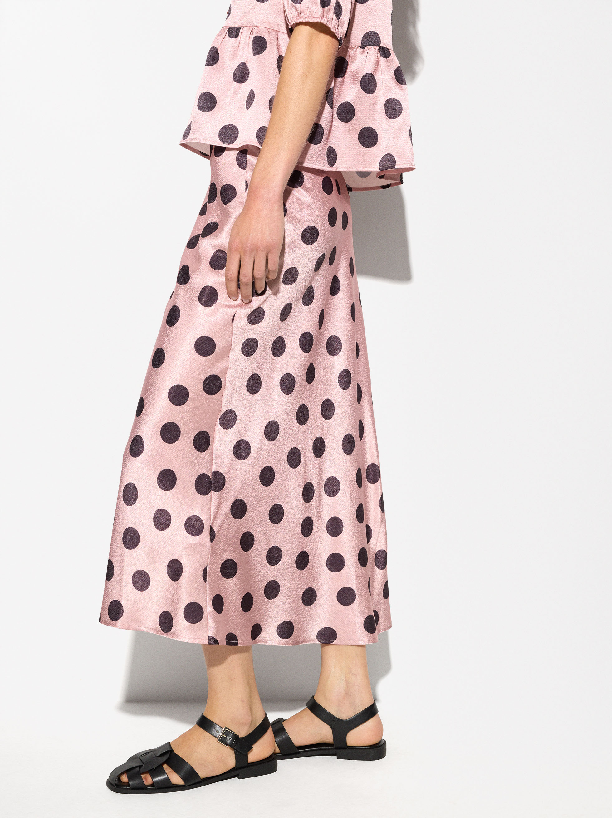 Online Exclusive - Polka Dot Skirt image number 3.0