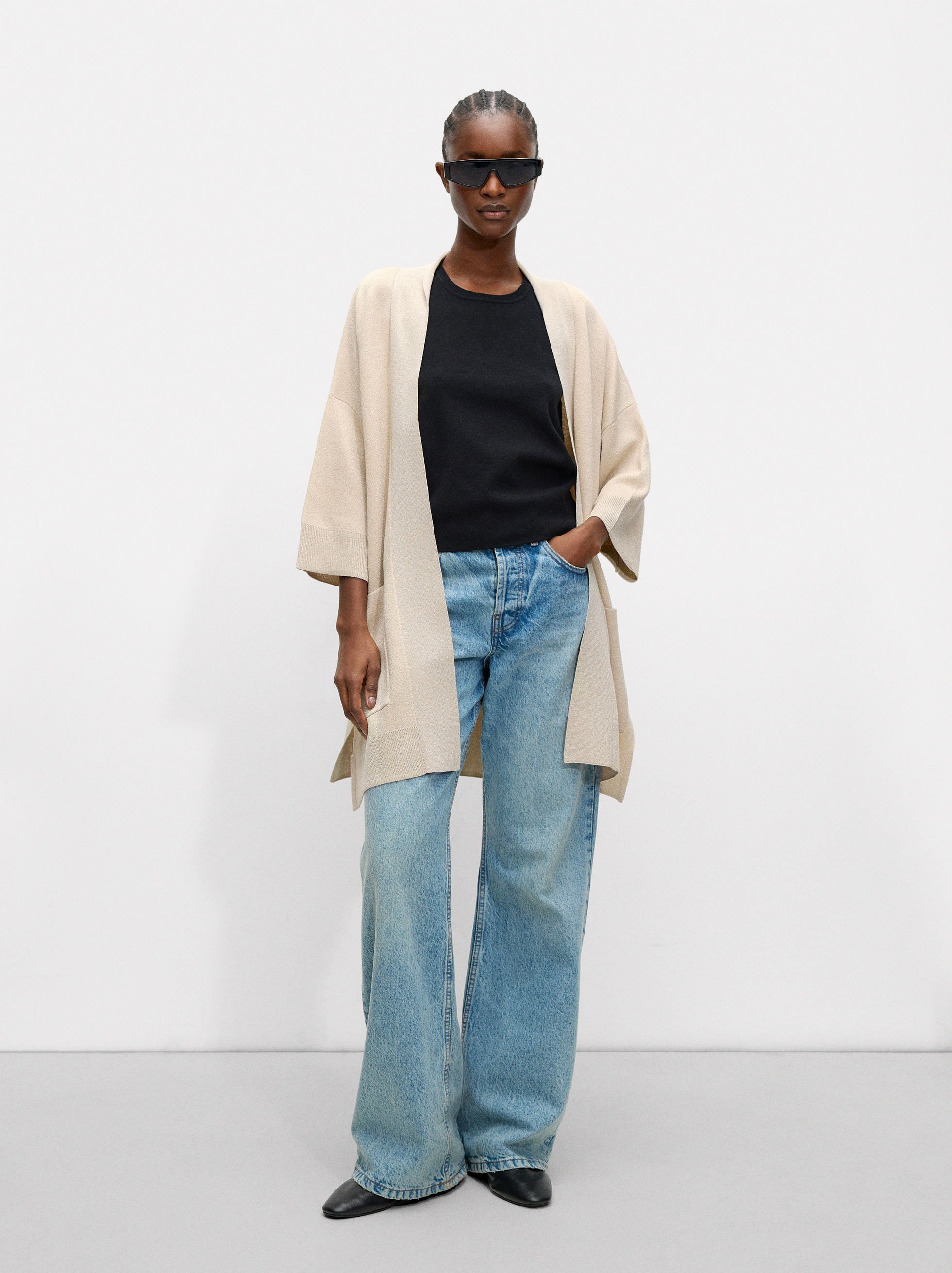 Cardigan in maglia image number 0.0