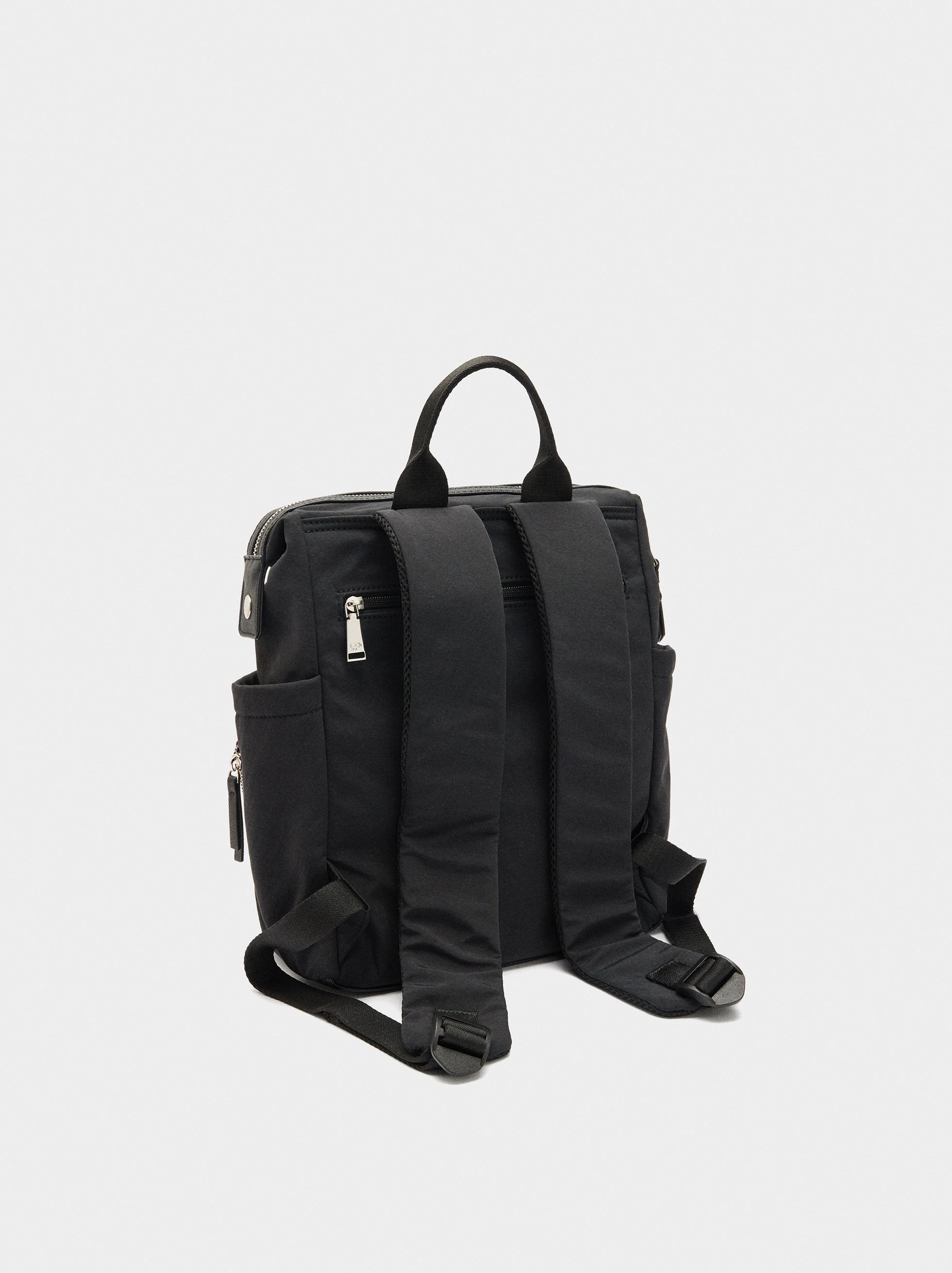 Nylon laptop backpack 13" image number 3.0