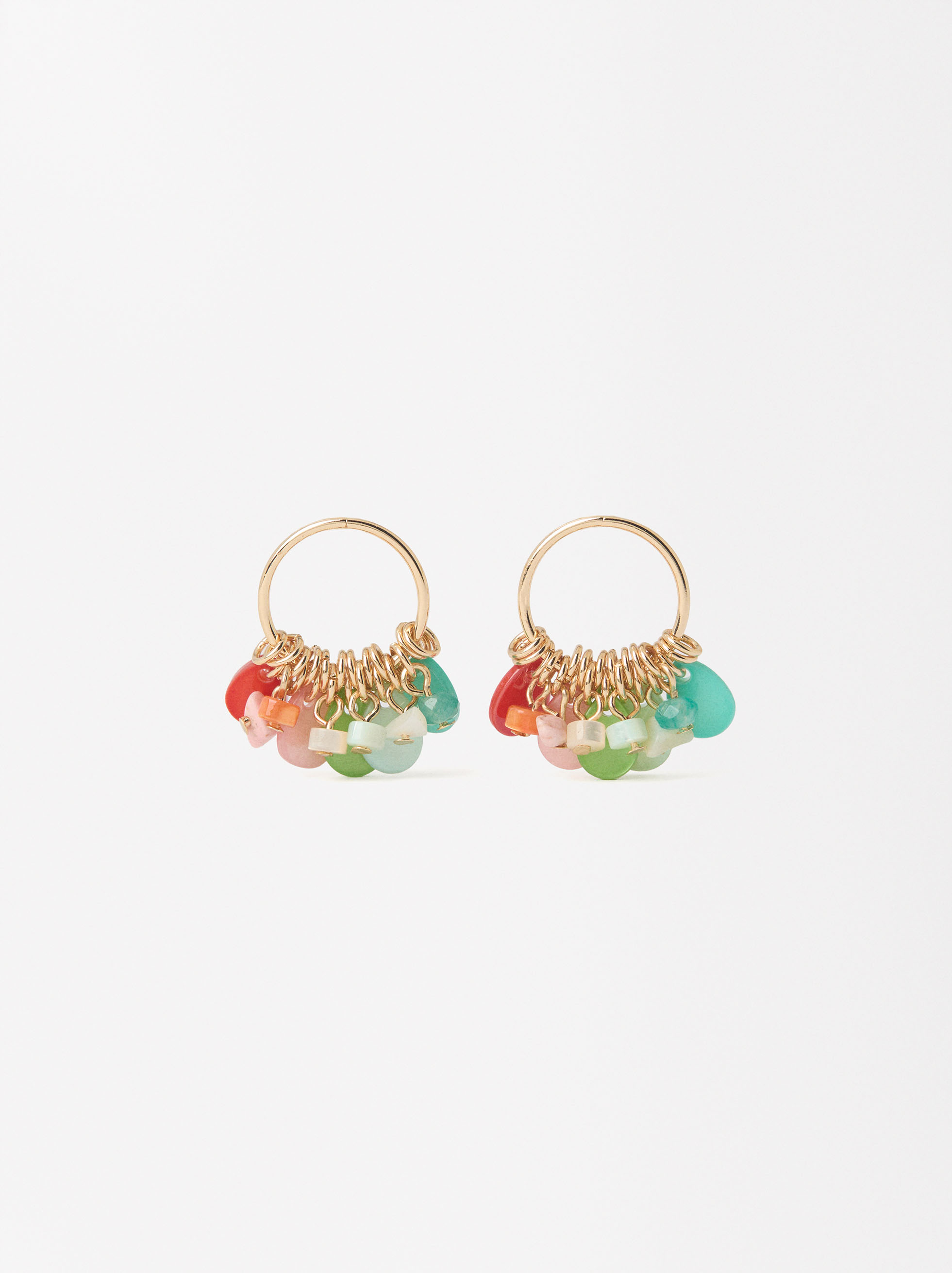 Multicolor Shell Earrings image number 2.0