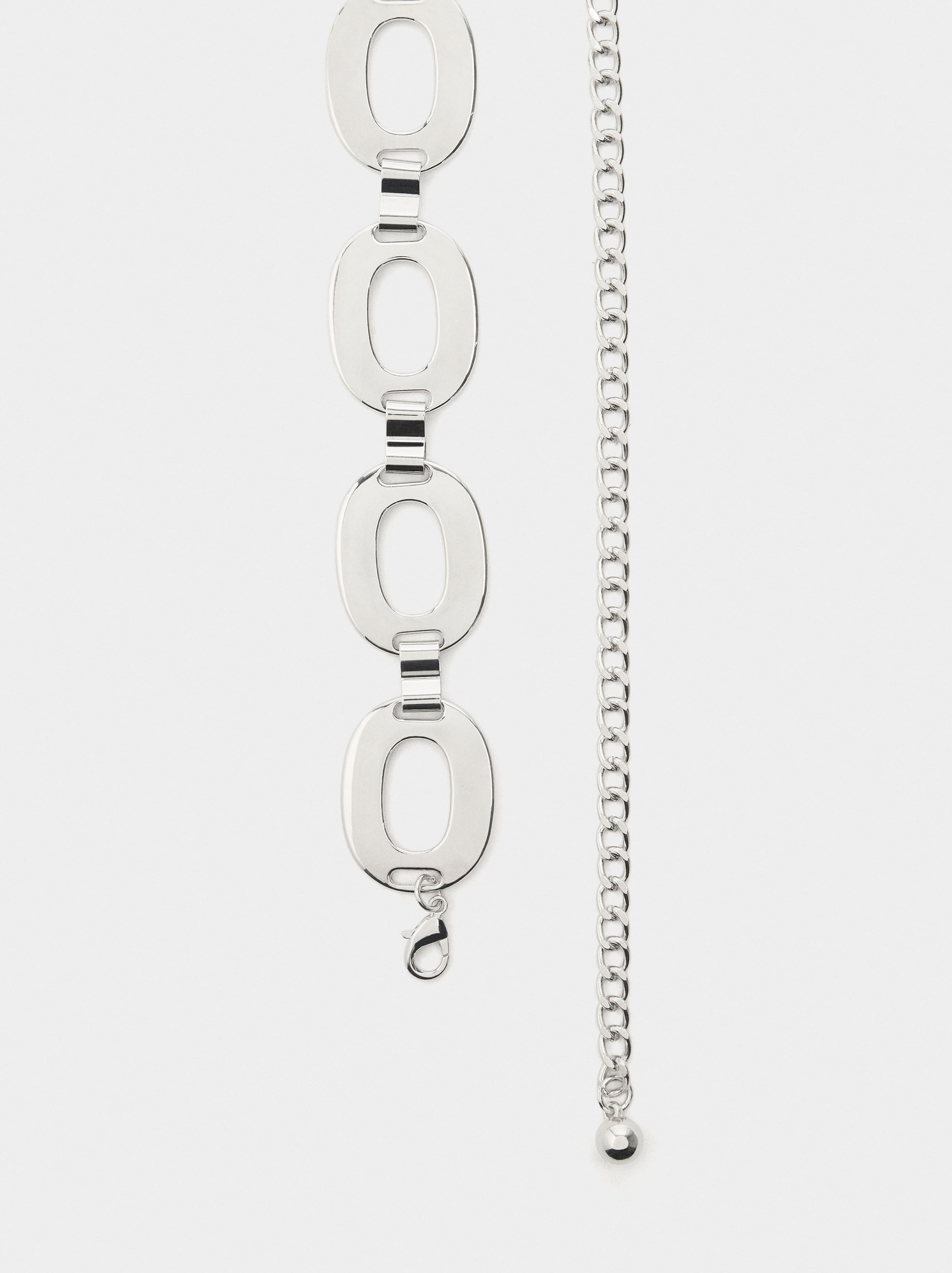 Metal belt with rings image number 2.0