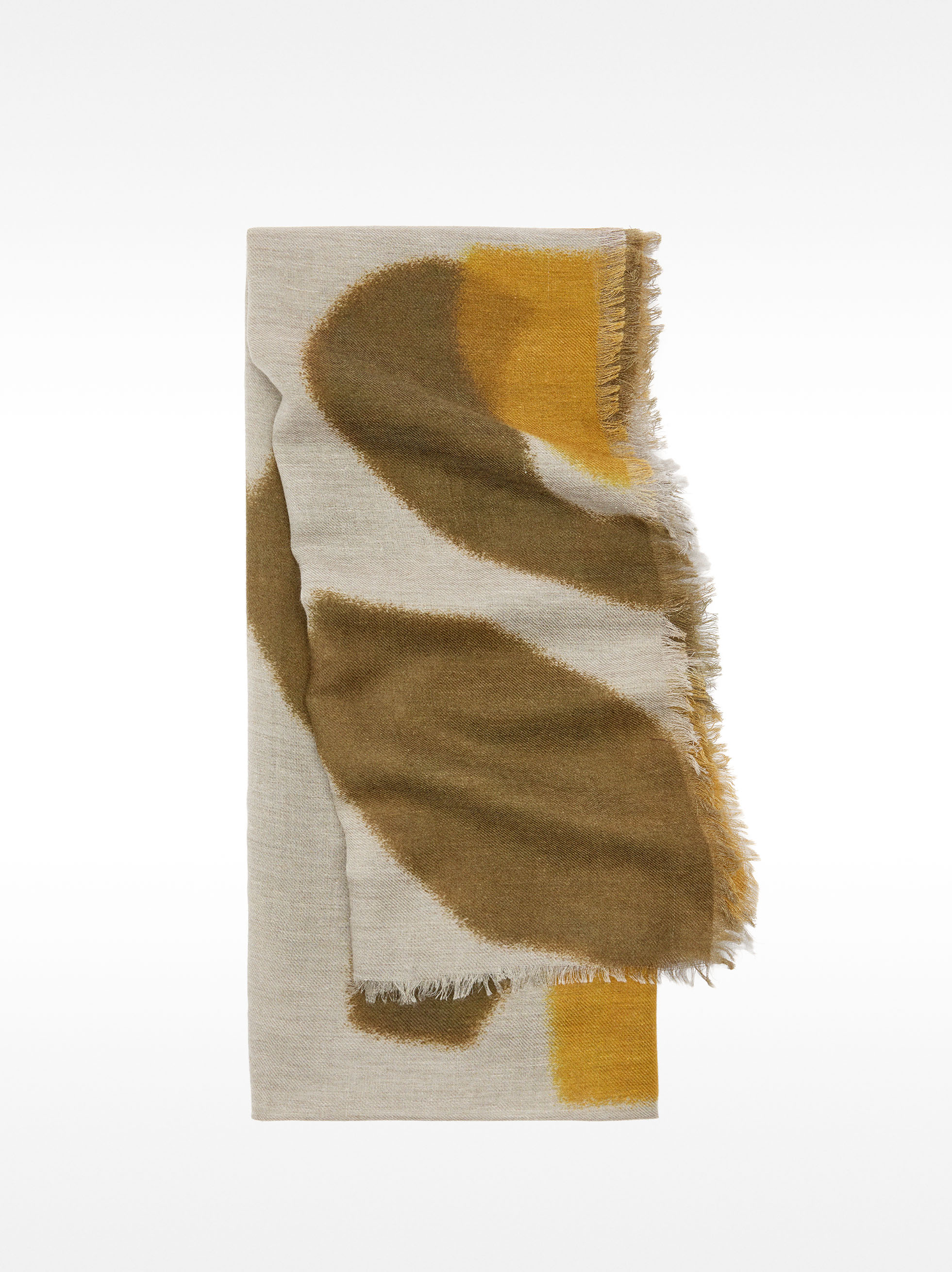Floral patterned cotton scarf image number 0.0