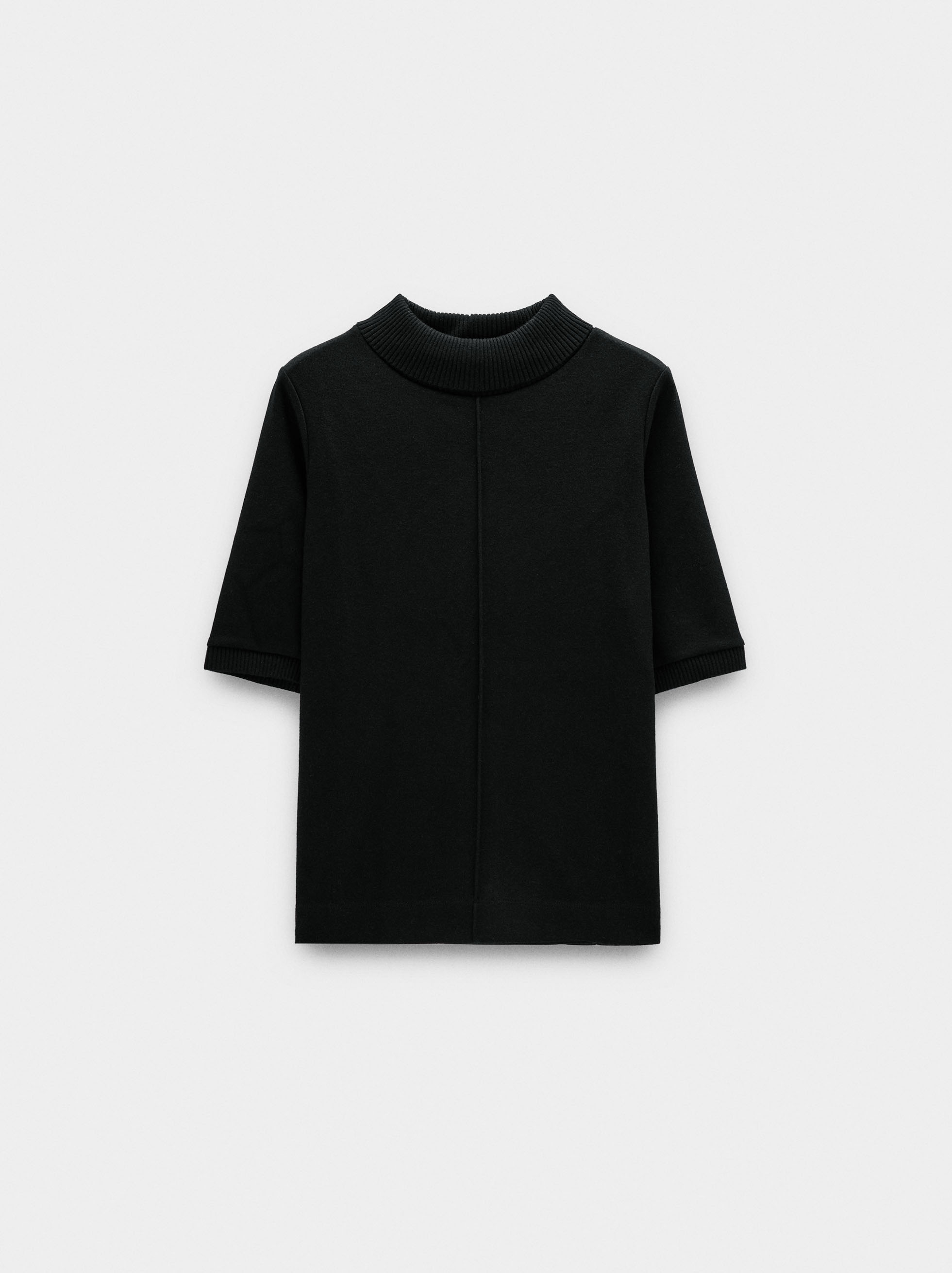 T-shirt en col montant image number 4.0