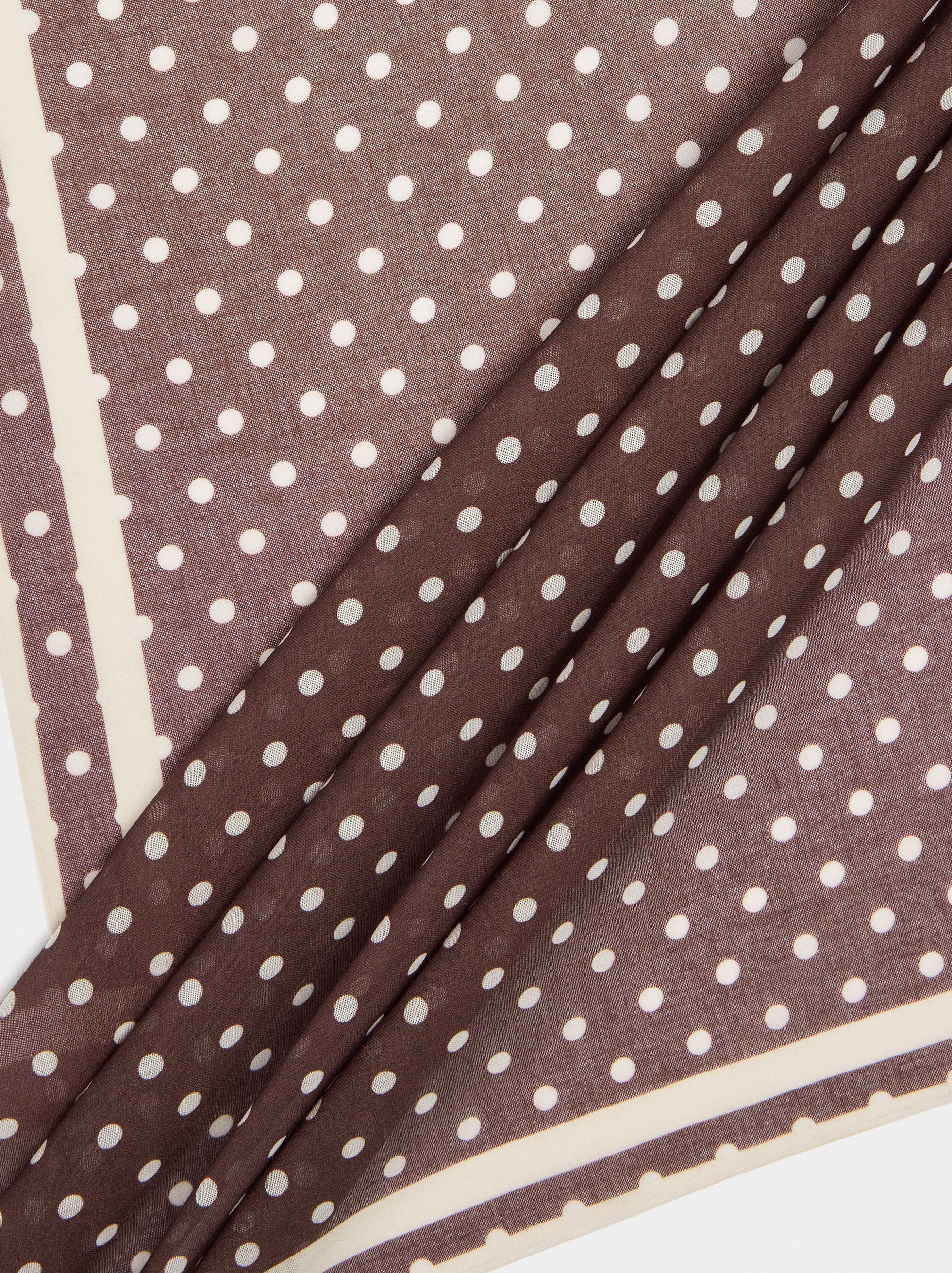 Foulard multifonctionnel avec pois image number 1.0