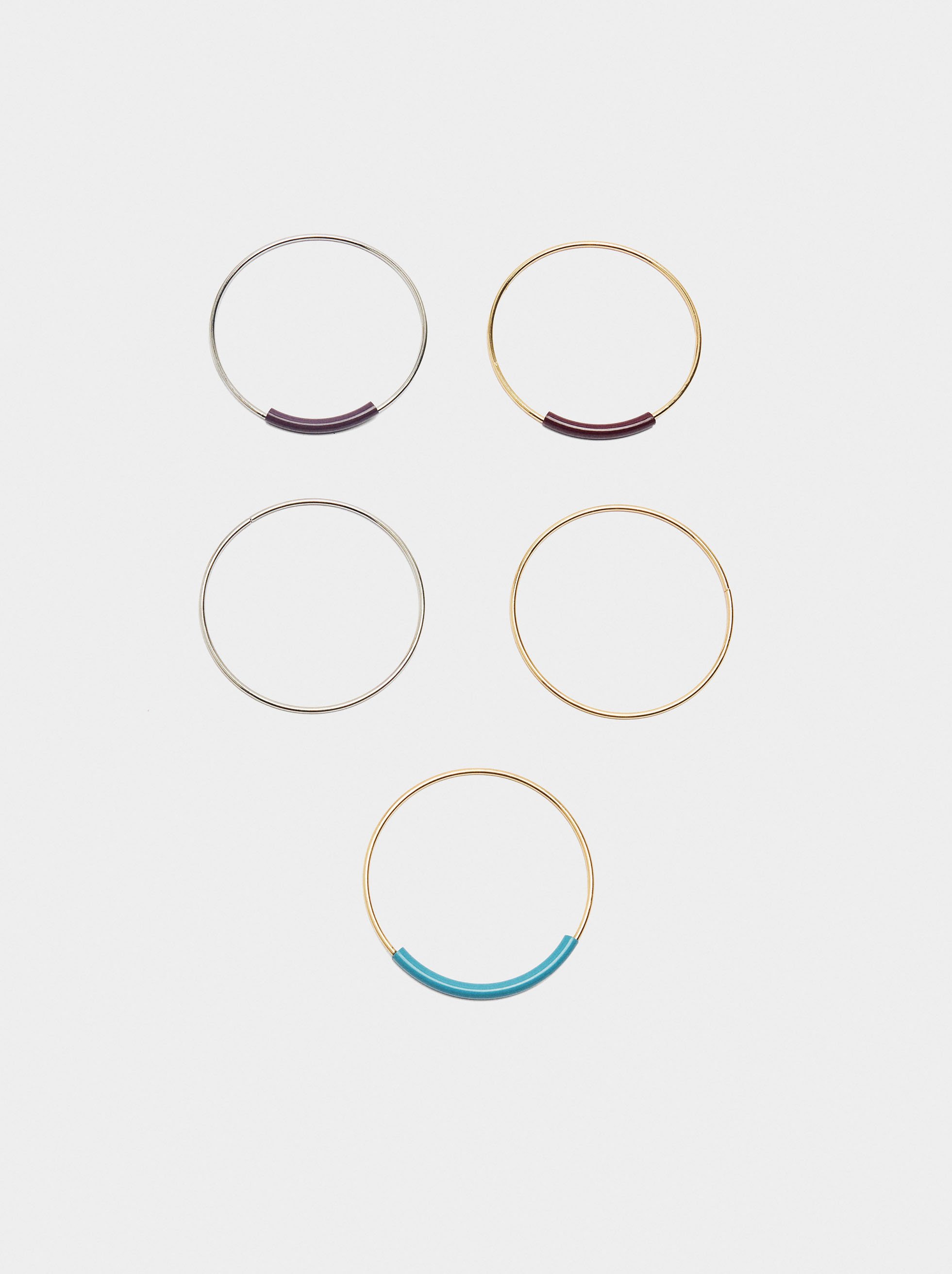 Set of bracelets with enamel image number 3.0