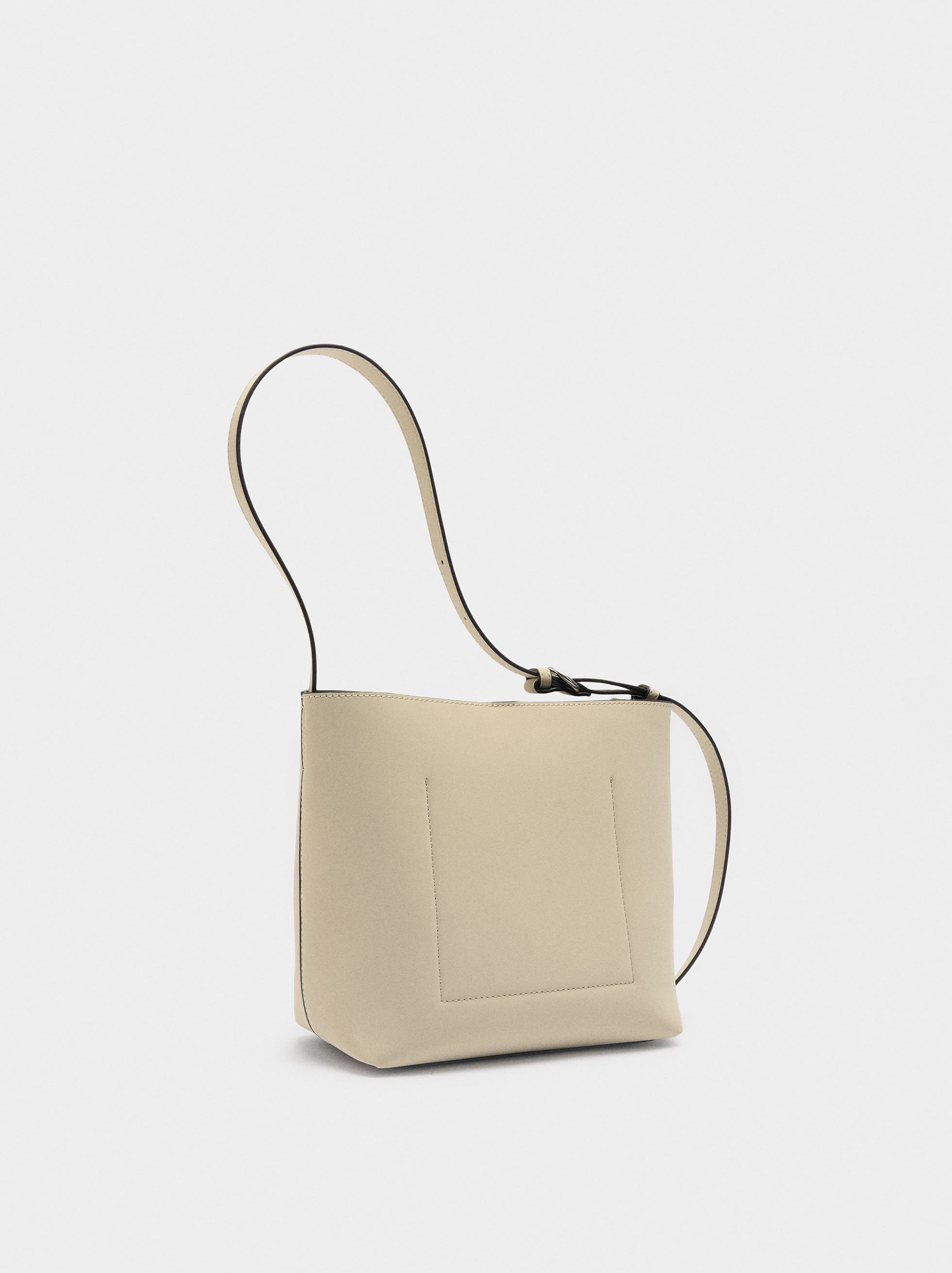 Shoulder bag with soft texture image number 3.0