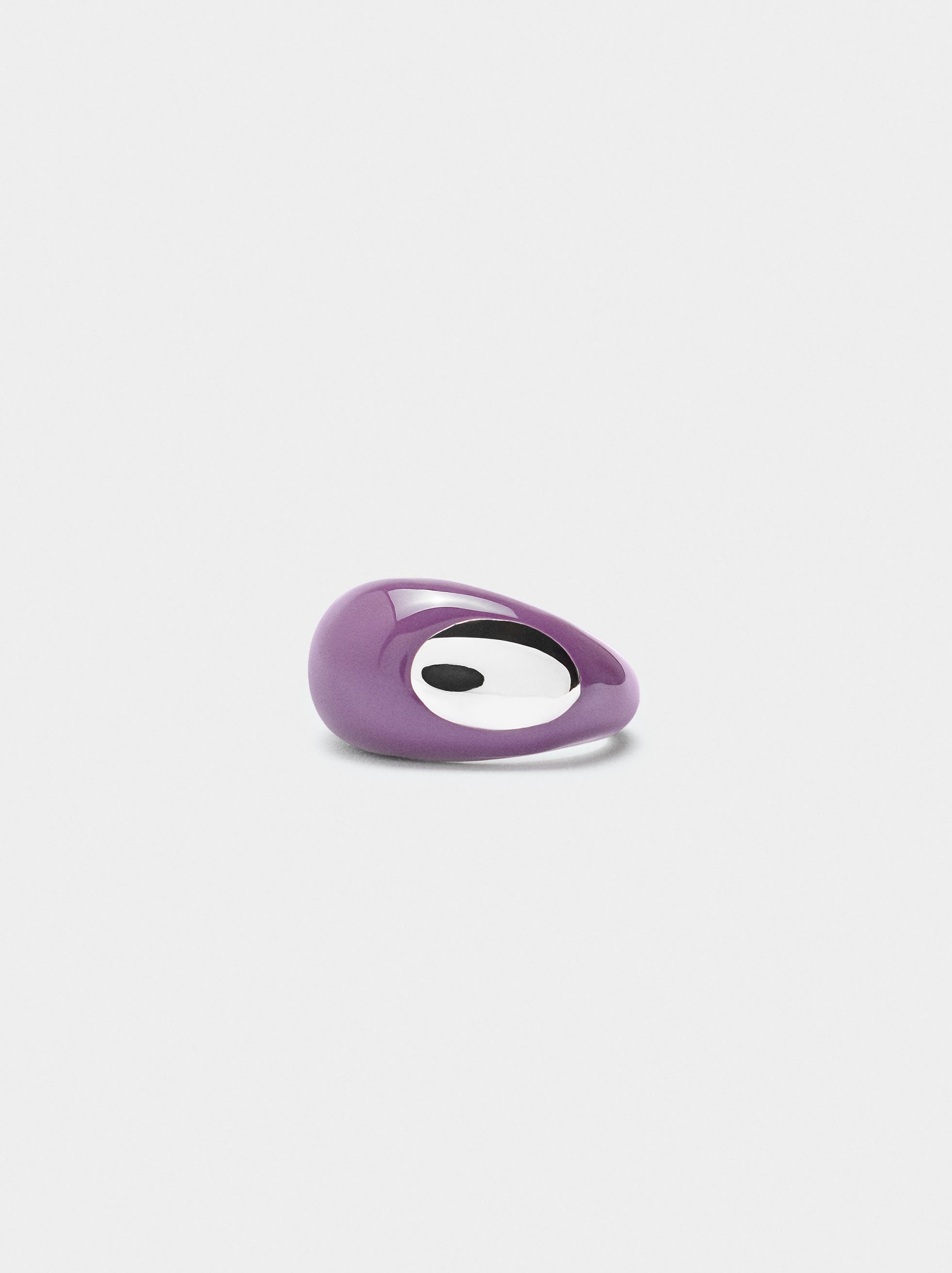 Wide ring with enamel image number 0.0