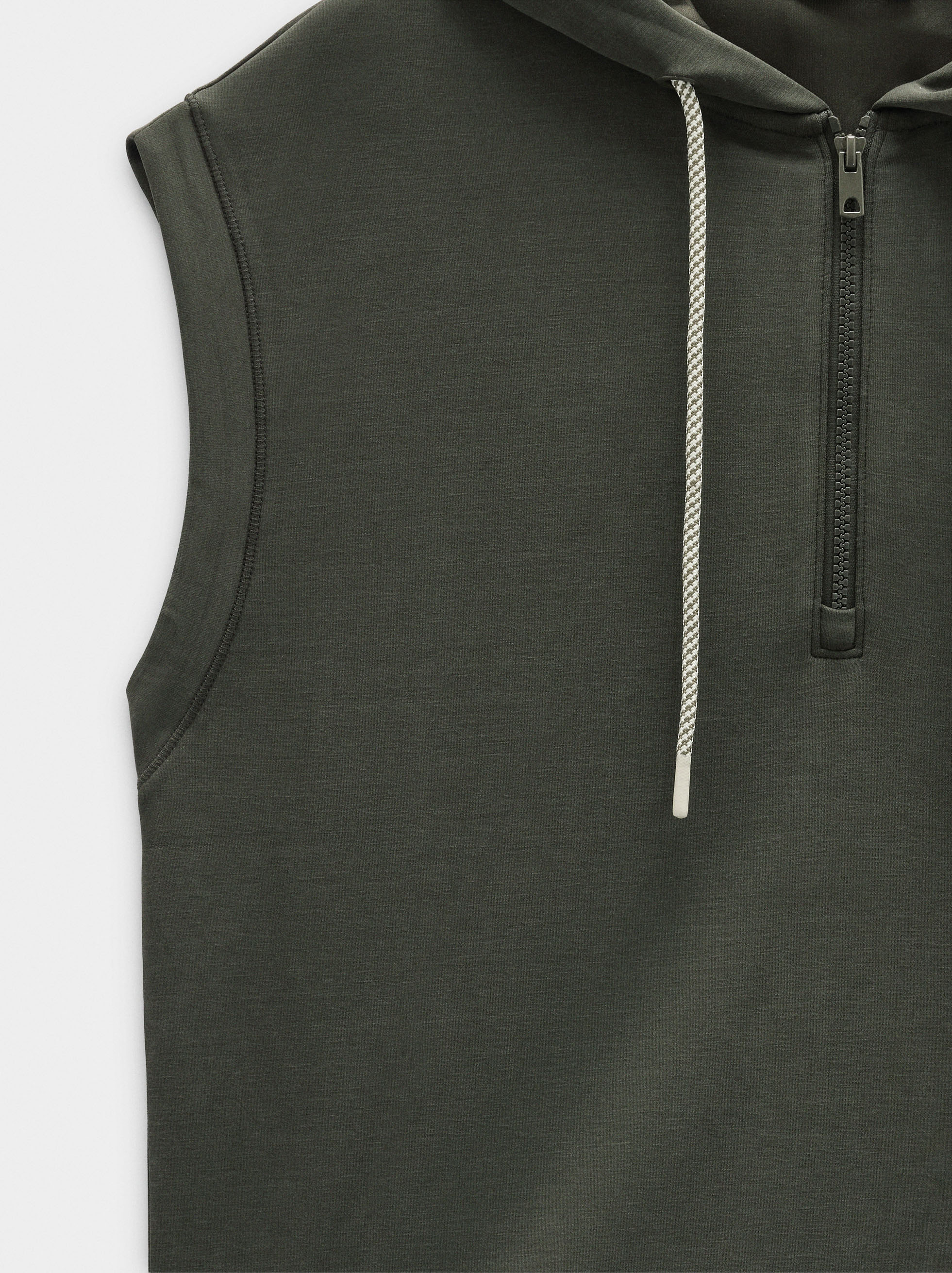 Sleeveless sweatshirt soft touch image number 5.0