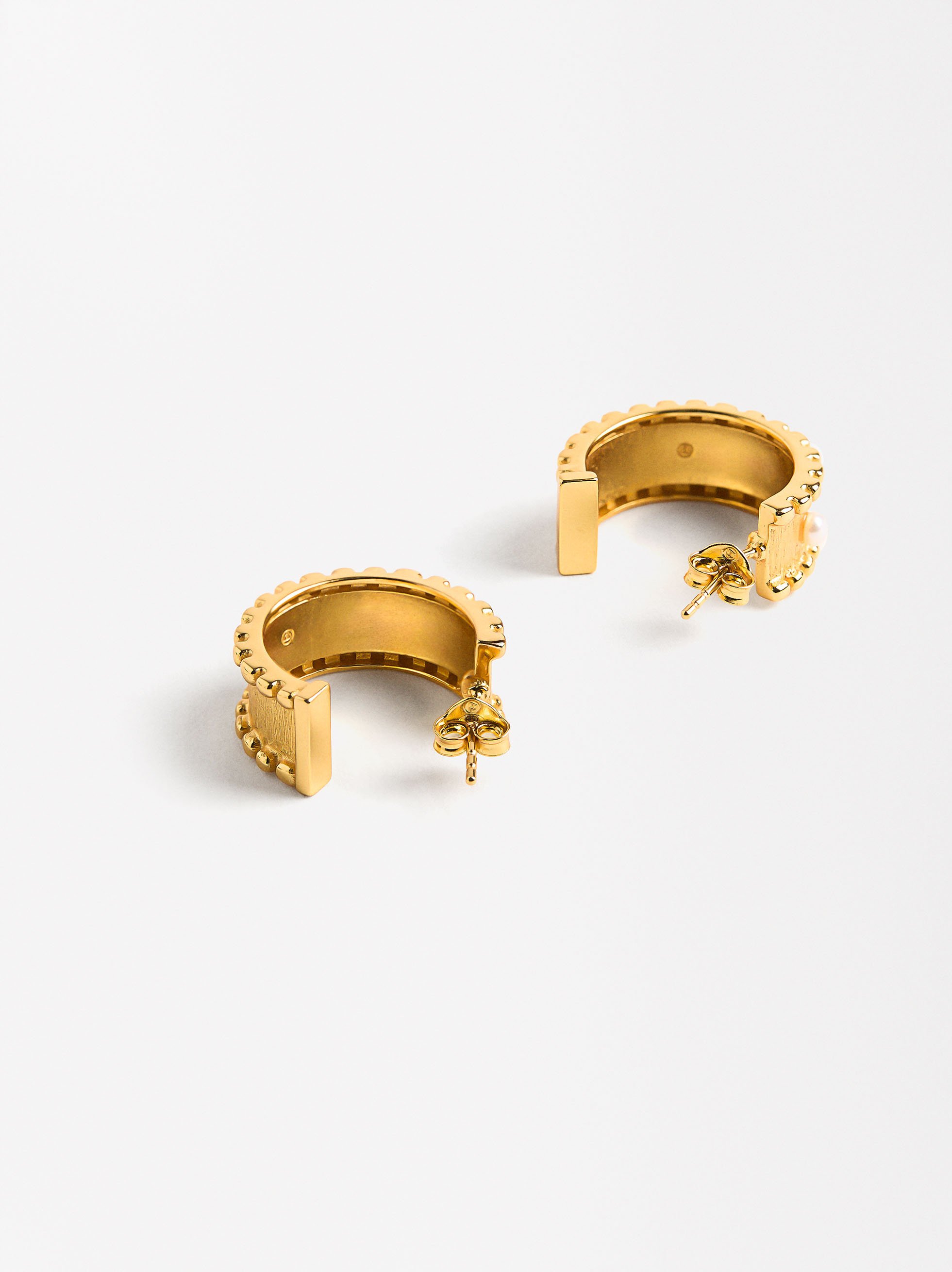 Orecchini con perle d'acqua dolce - argento sterlingo 925 image number 3.0
