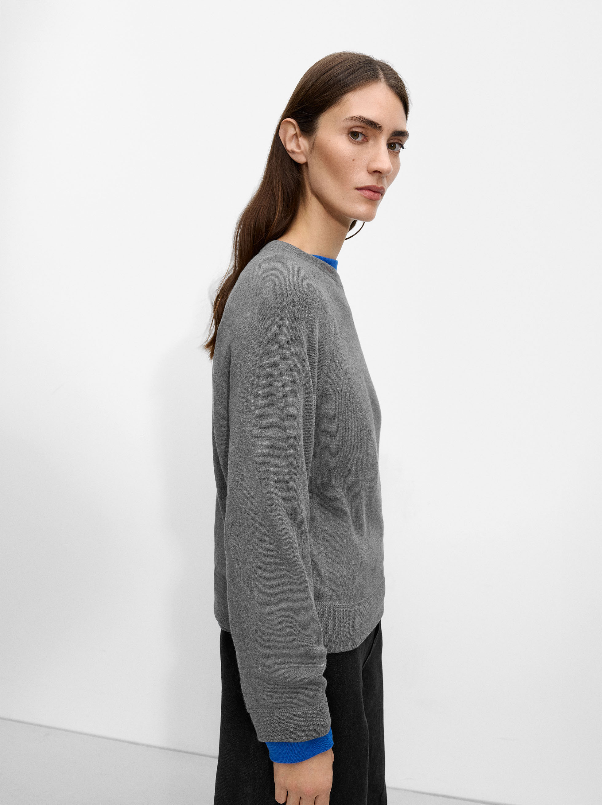 Jersey 100% algodón, Gris, hi-res