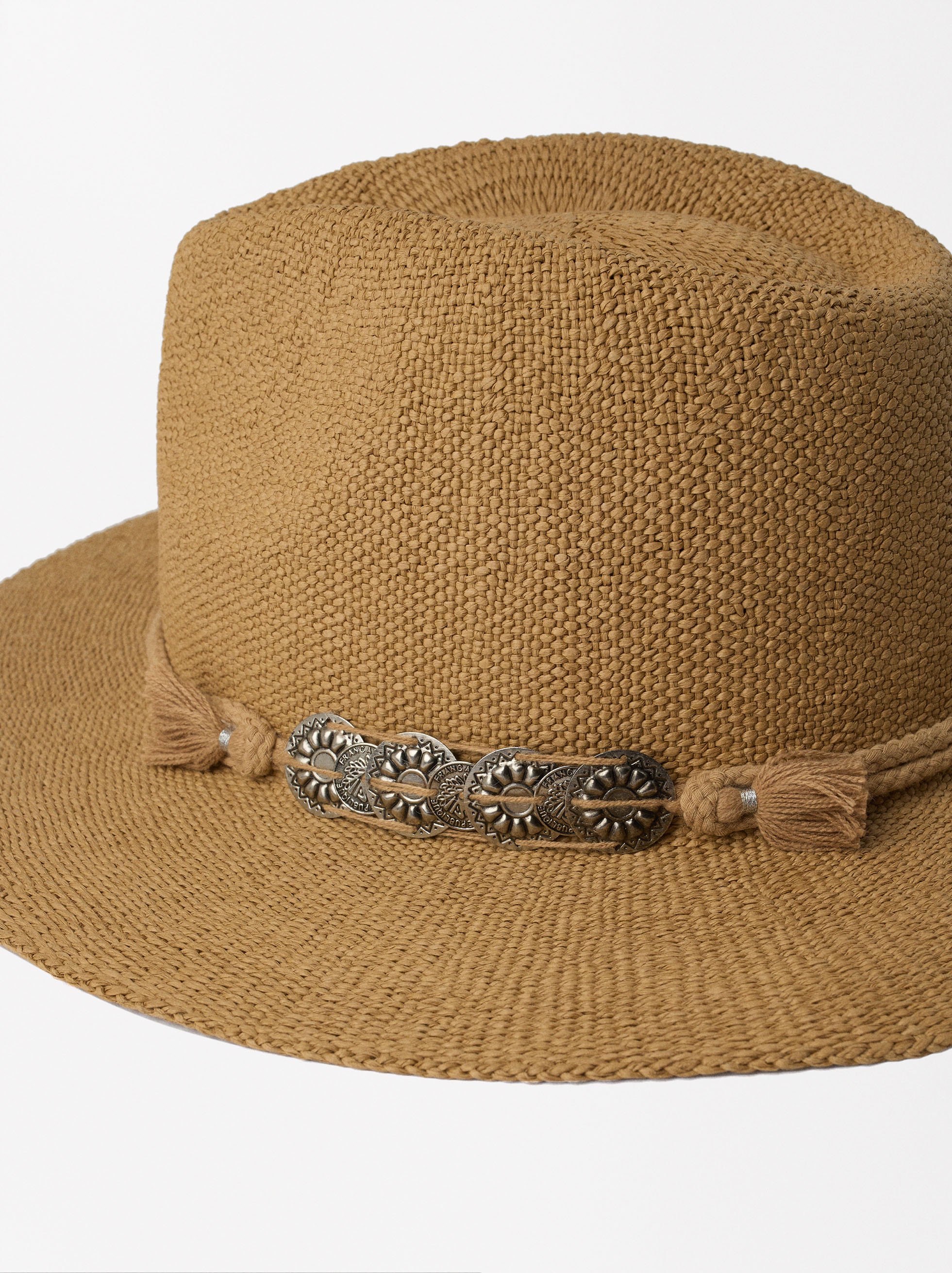 Straw-effect hat image number 1.0