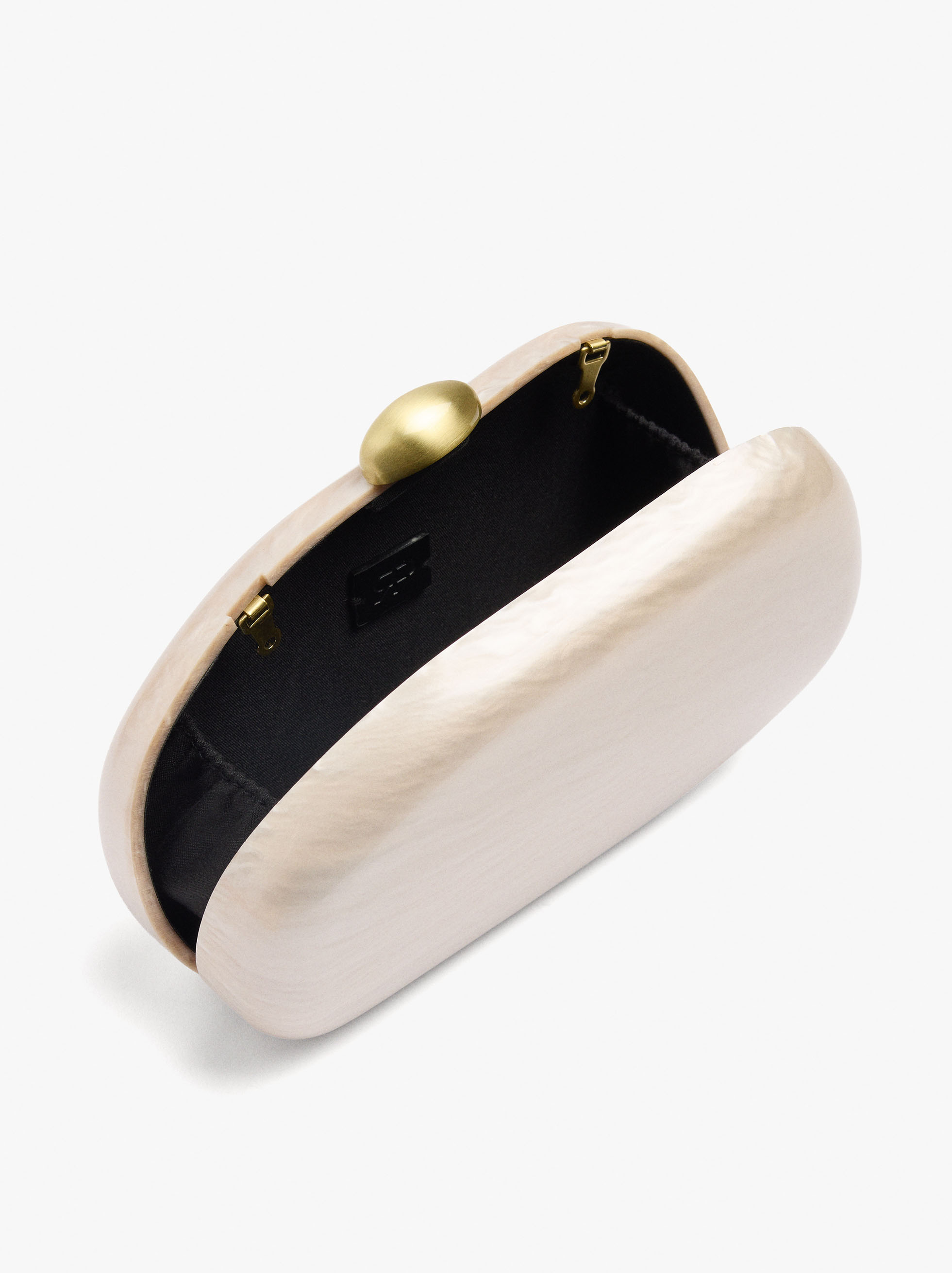 Clutch de fiesta con asa de cadena image number 3.0