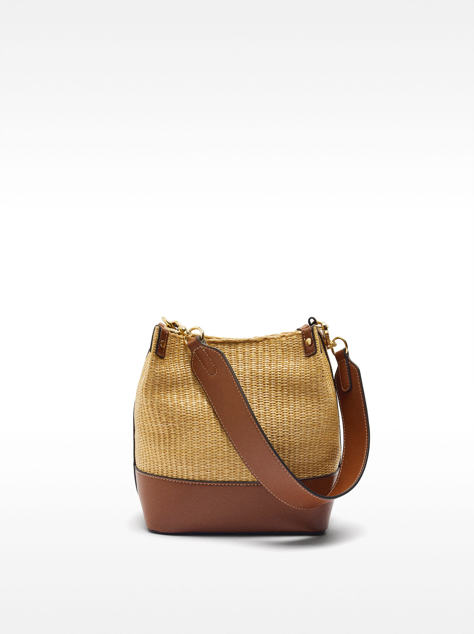 Beuteltasche mit Stroheffekt image number 0.0