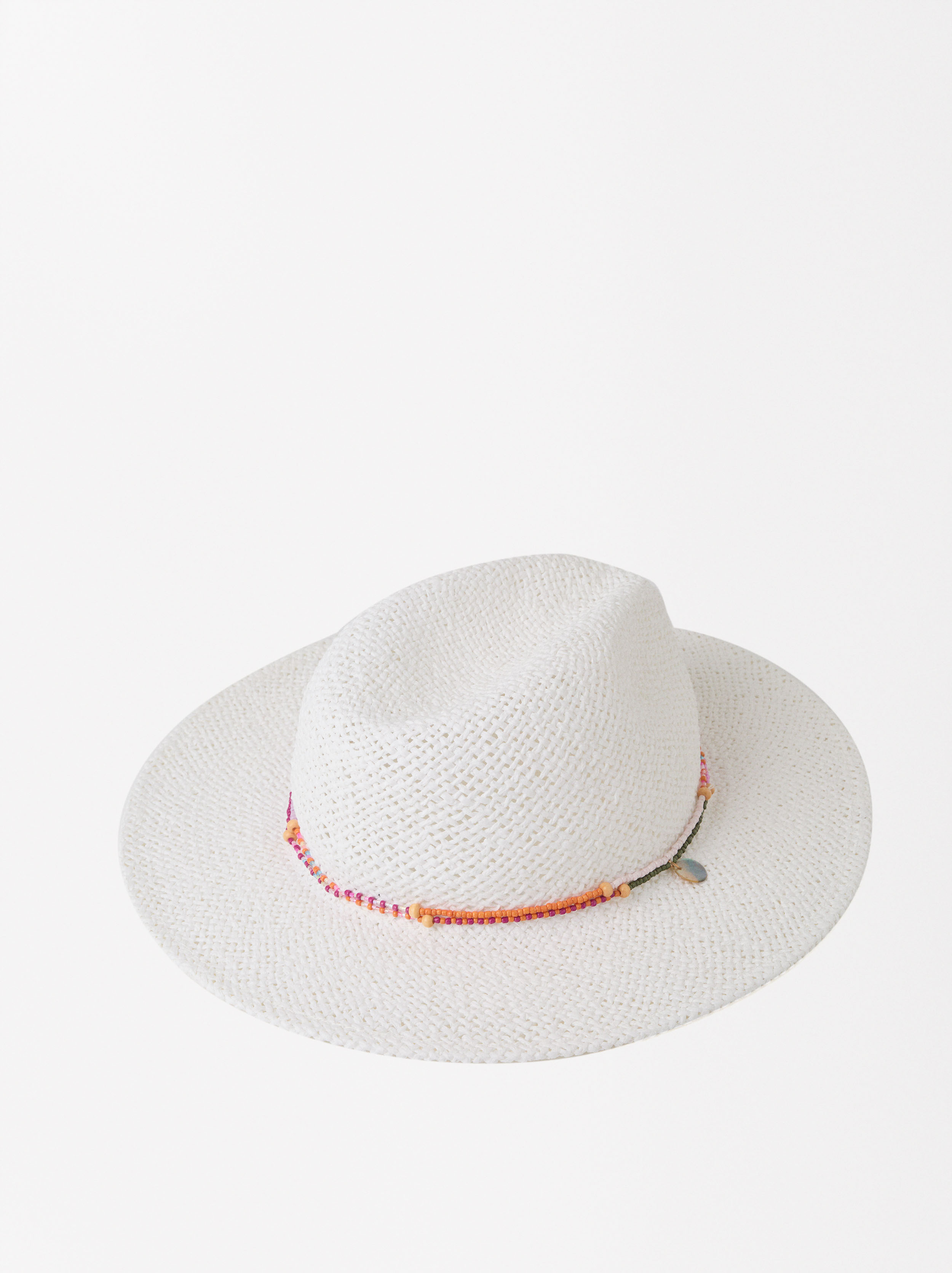Straw-effect hat image number 2.0