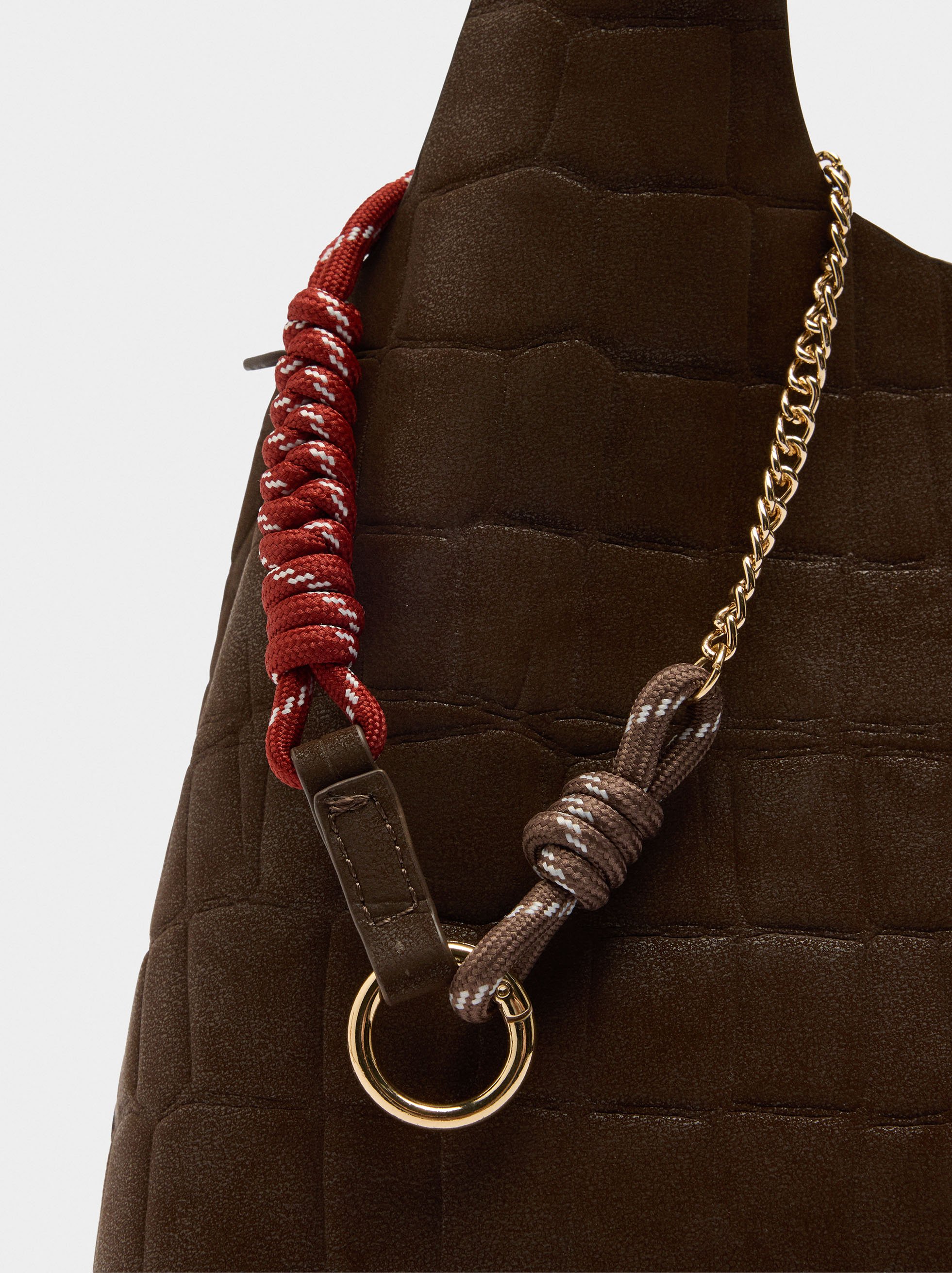 Shopper bag with animal embossing image number 2.0