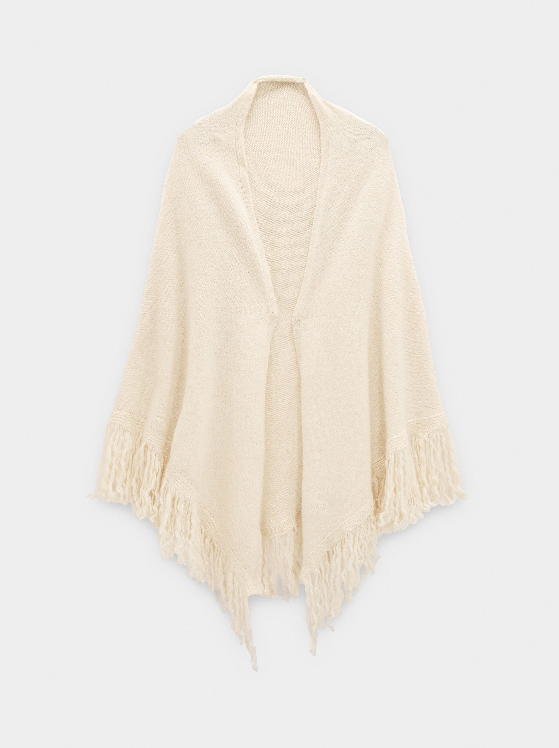 Châle long avec franges image number 0.0