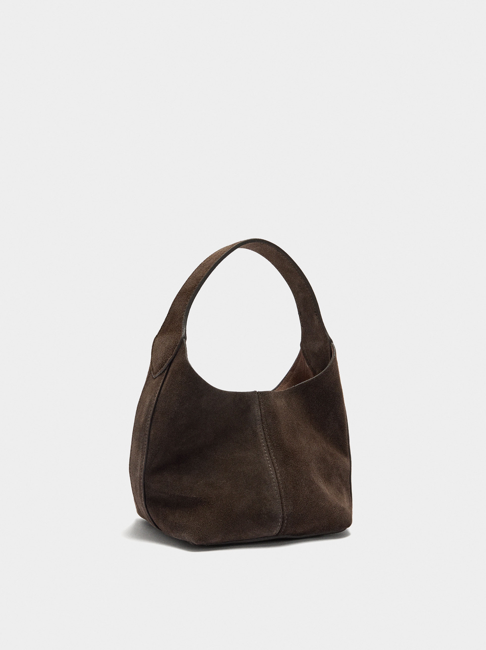 Suede bucket bag image number 2.0