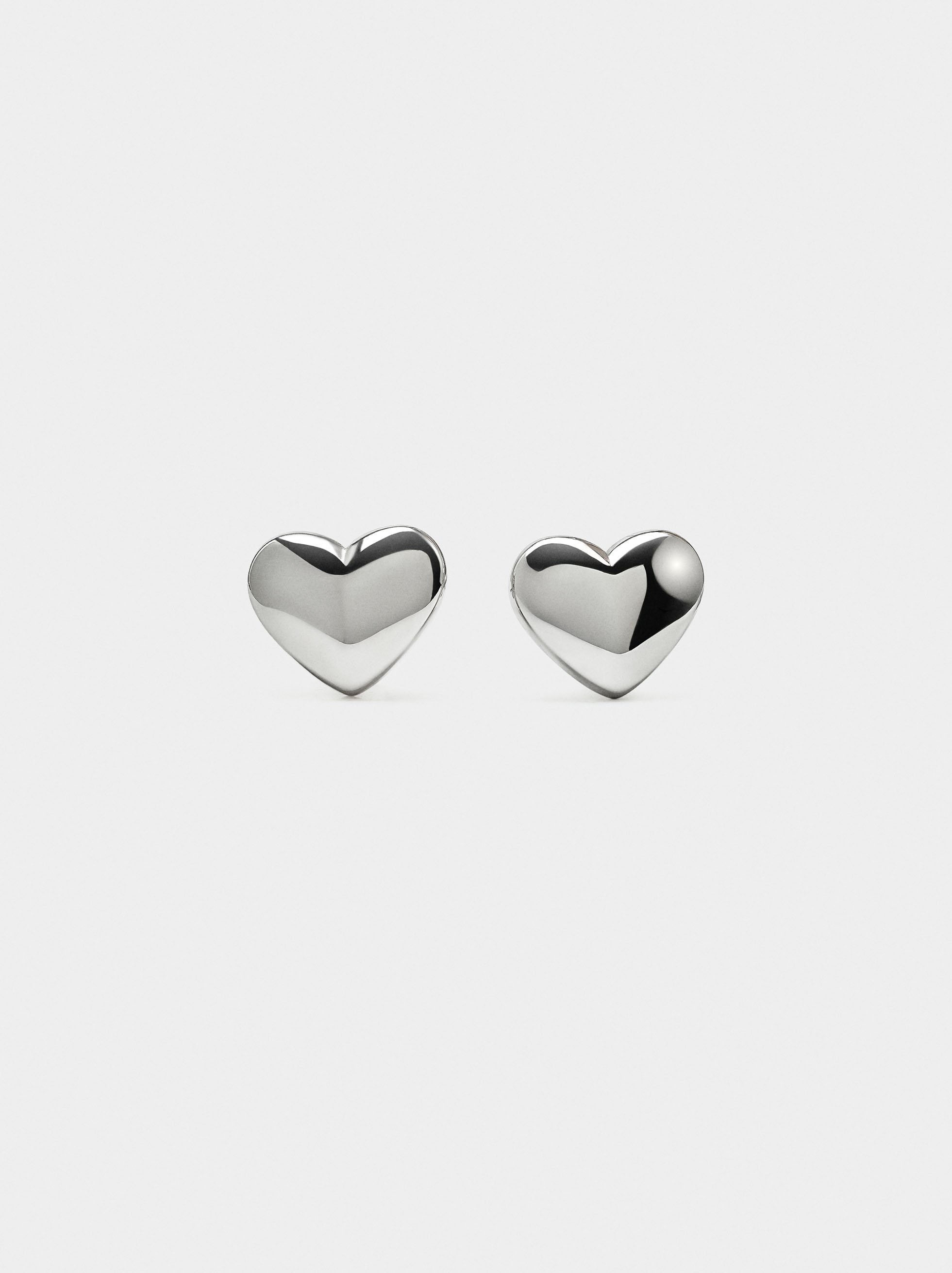 Heart earrings - stainless steel image number 0.0