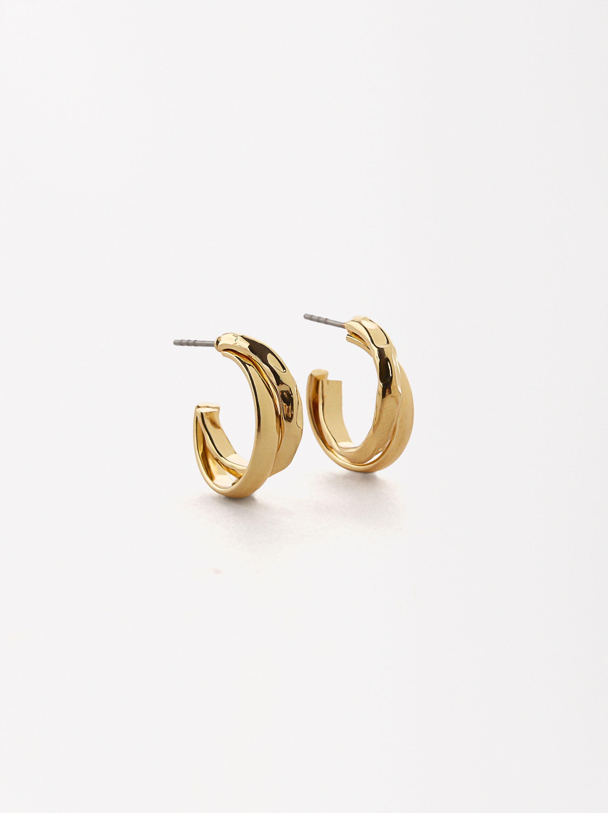 Pendientes de aro dorados  image number 0.0