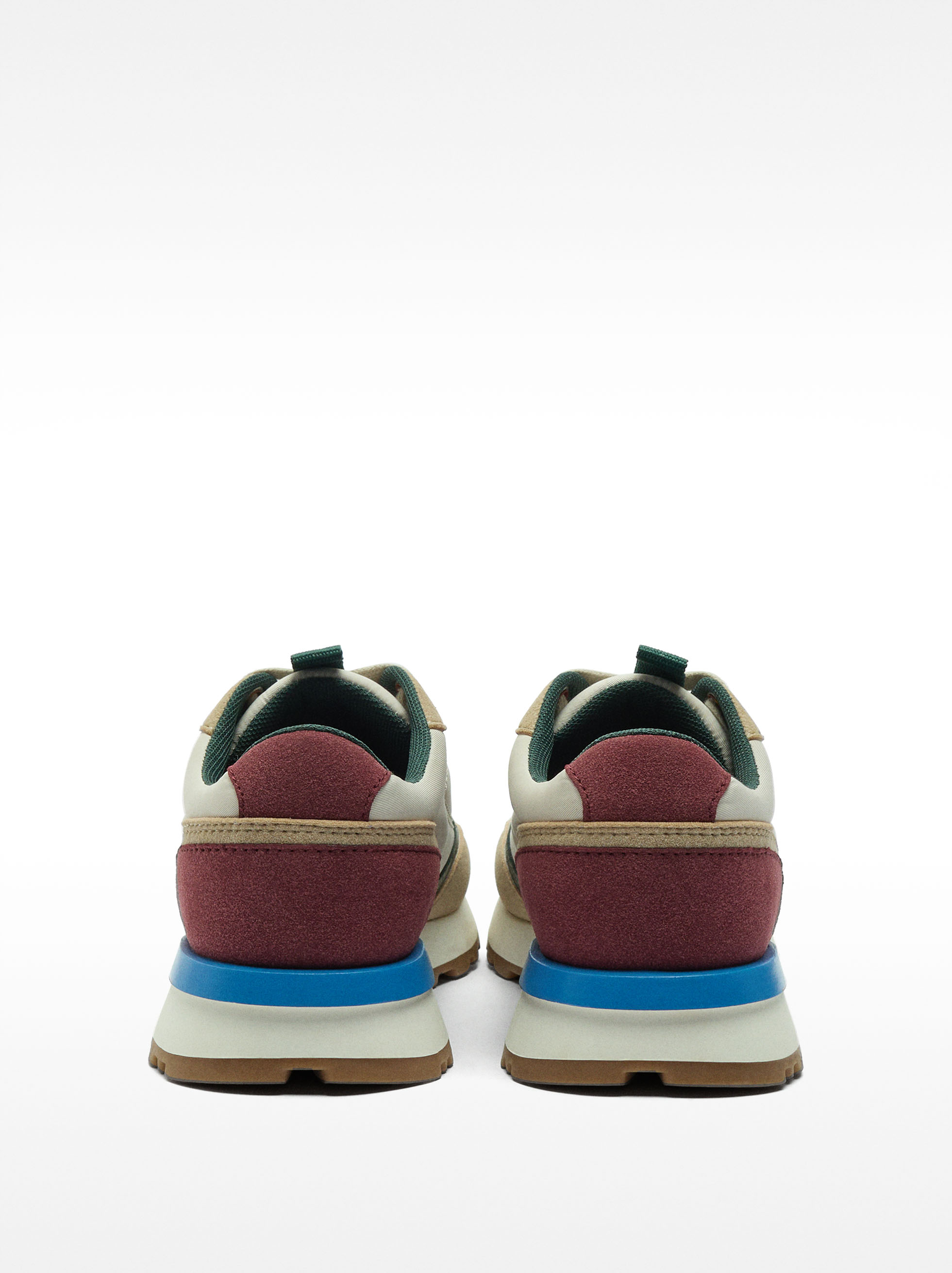 Multicolored contrast sneakers image number 2.0