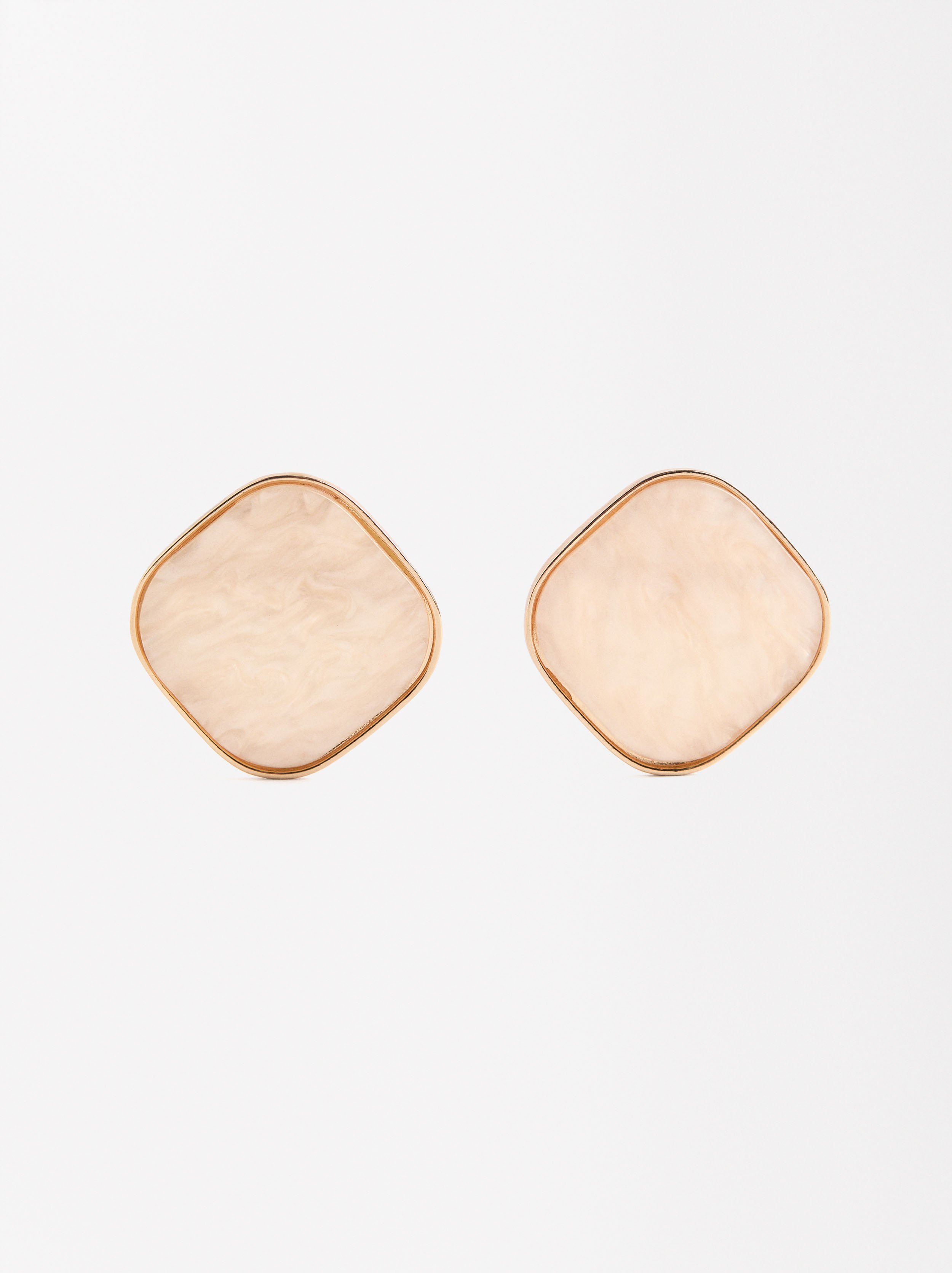Maxi resin earrings image number 0.0