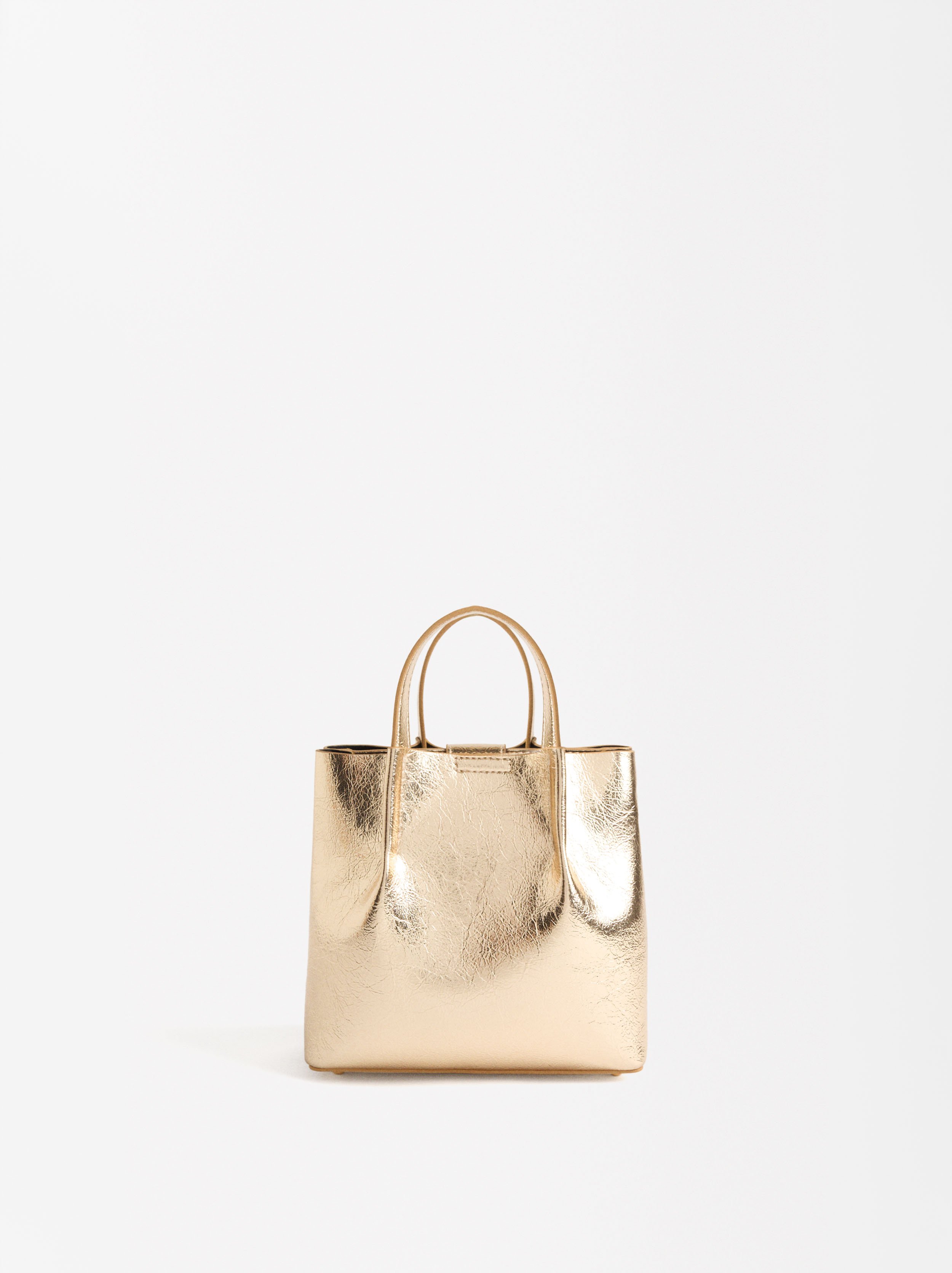 Metallic tote bag image number 0.0