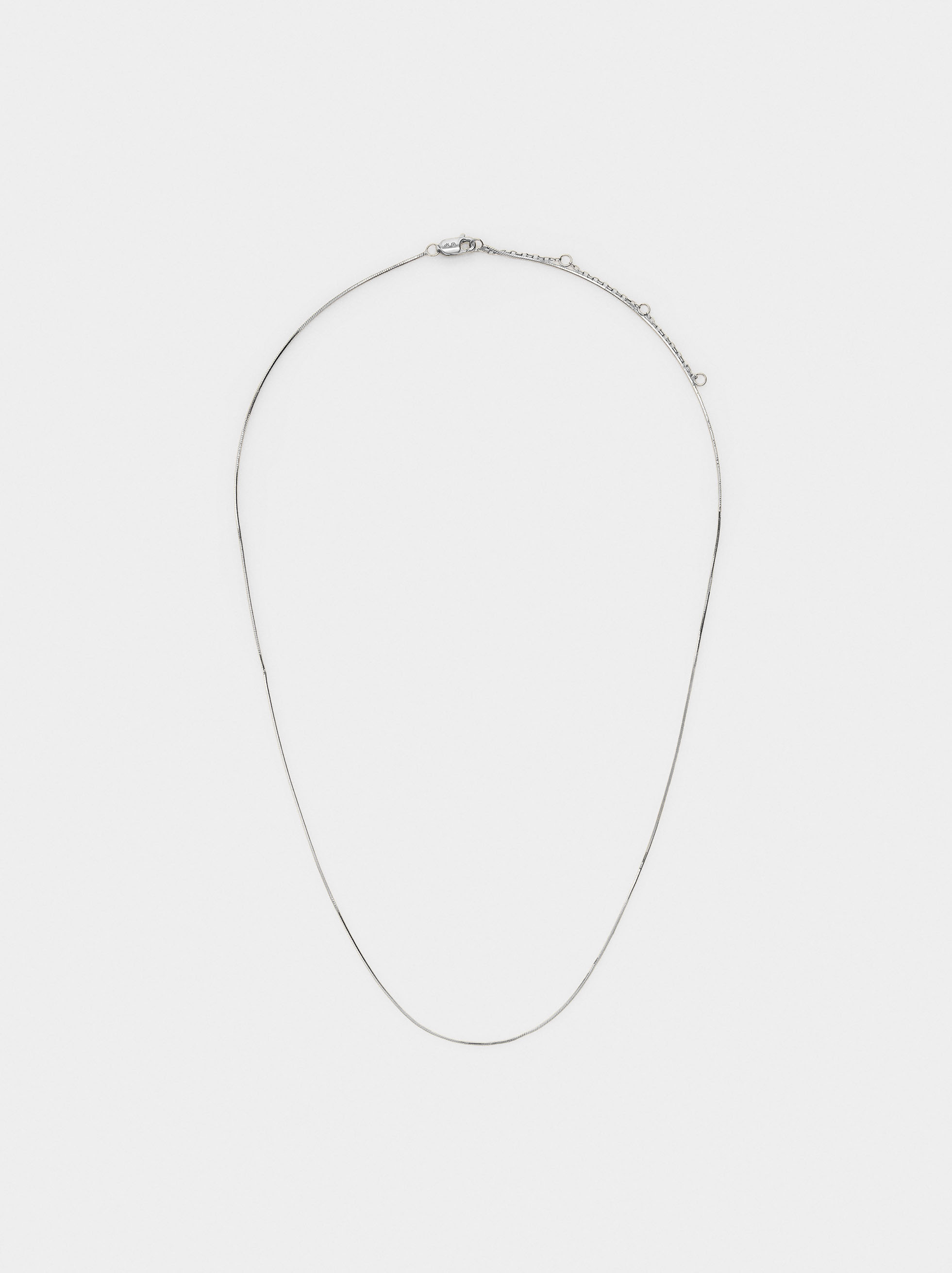 Snake chain necklace – 925 sterling silver image number 1.0