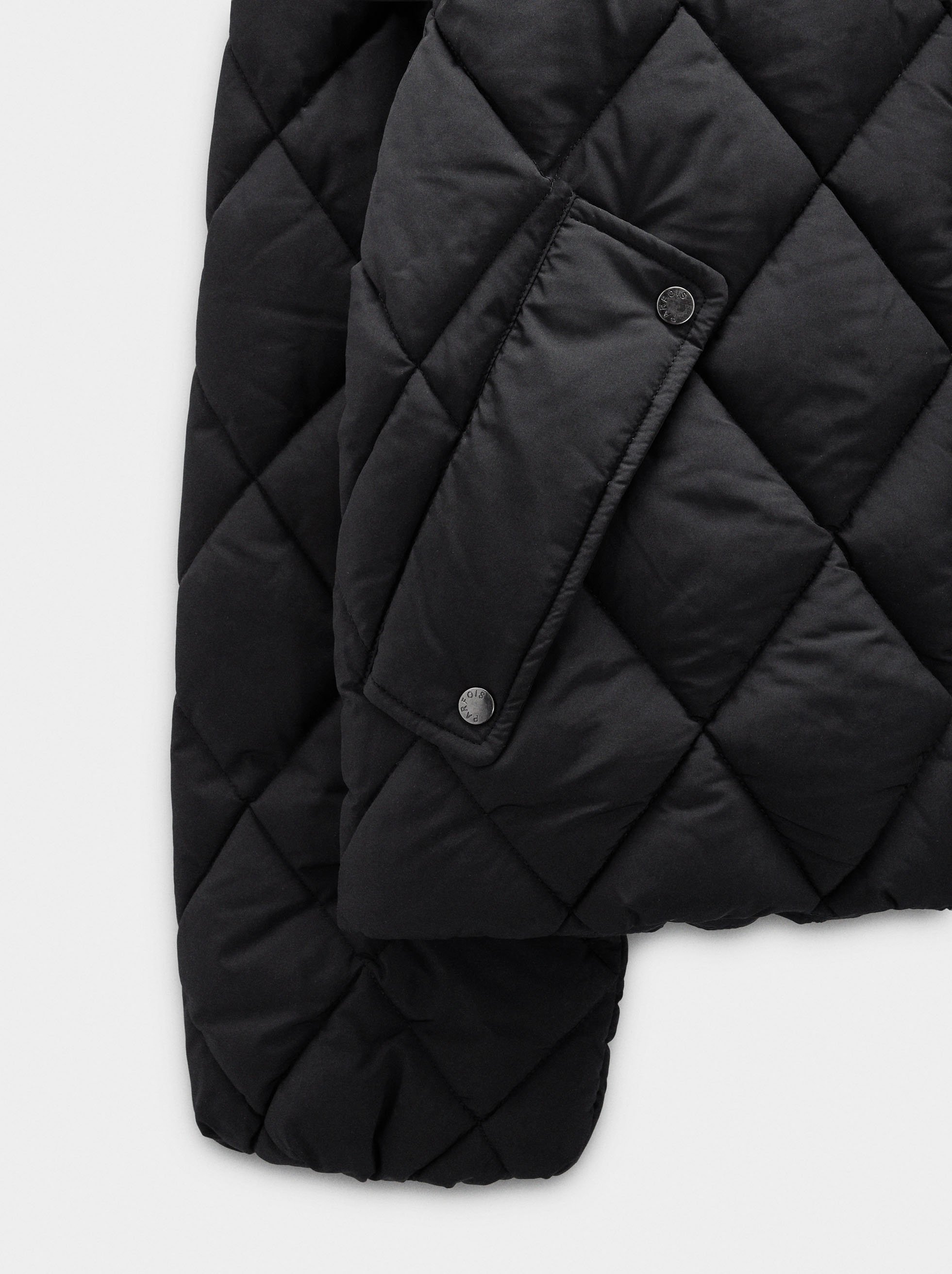 Quilted jacket with high collar image number 5.0