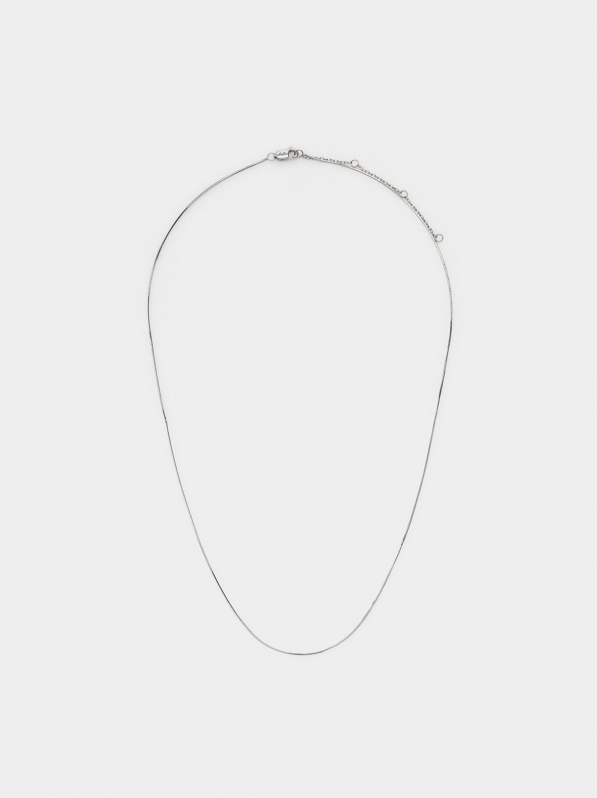 Collier chaîne serpent - argent sterling 925 image number 1.0
