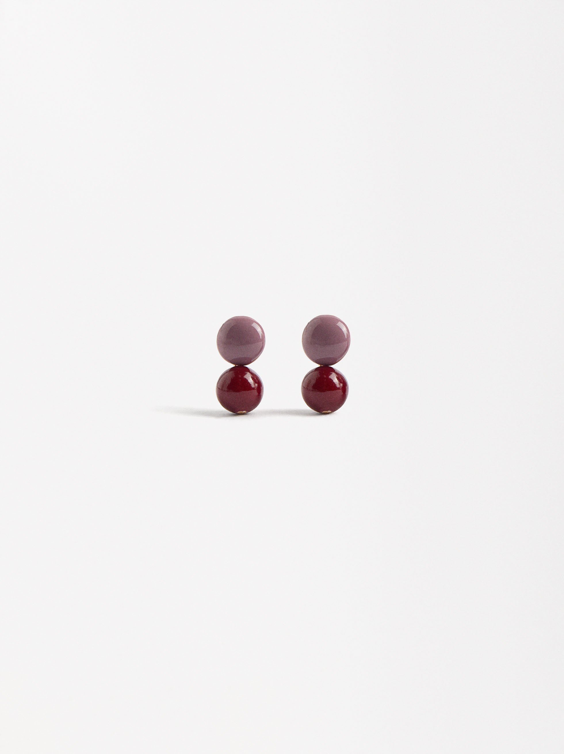 Pendientes cortos con brillantes image number 0.0