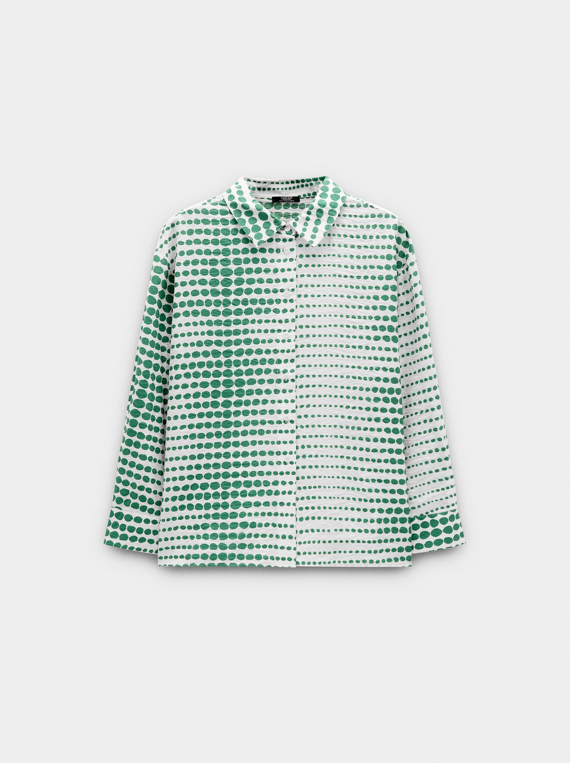 Camisa fluida con estampado image number 4.0