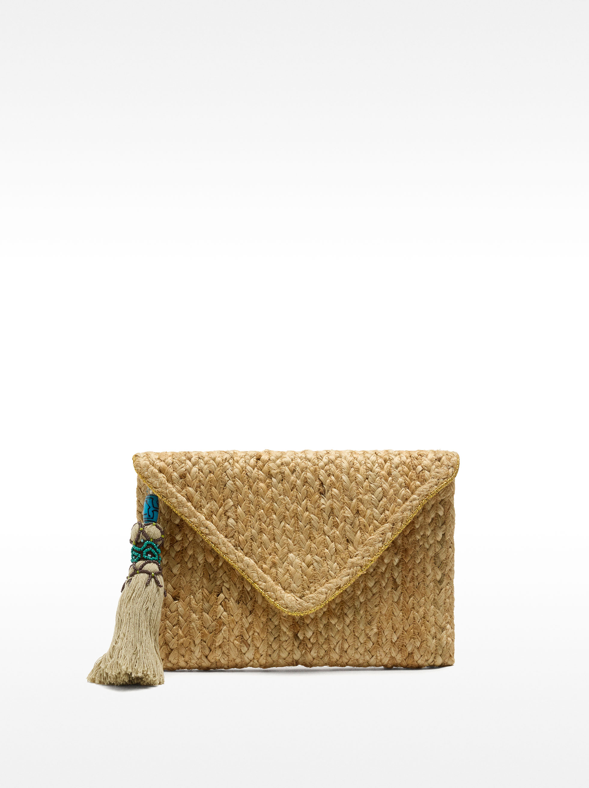 Bolso de fiesta sobre de yute image number 0.0