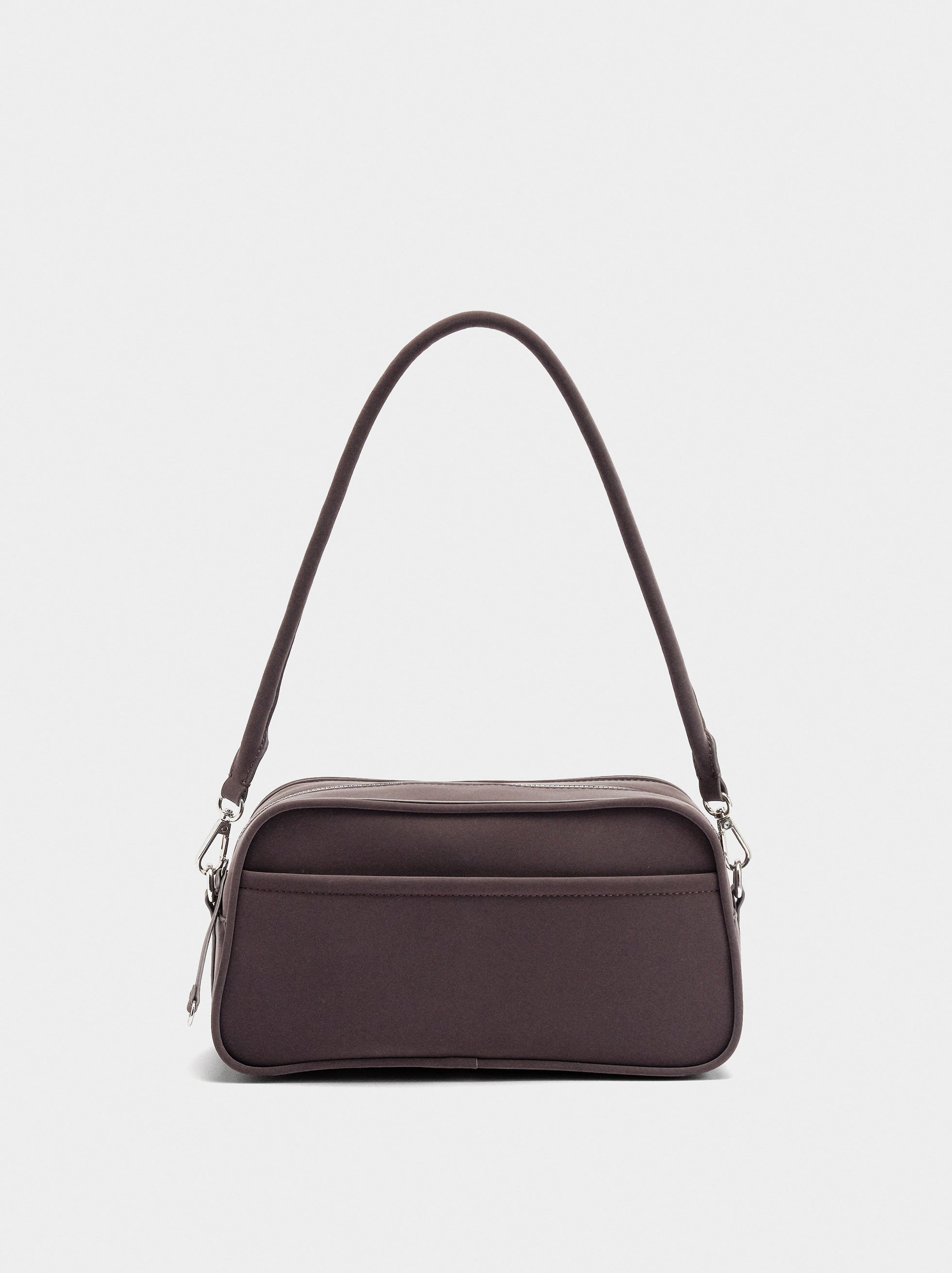 Bolso de hombro de textura suave M image number 0.0