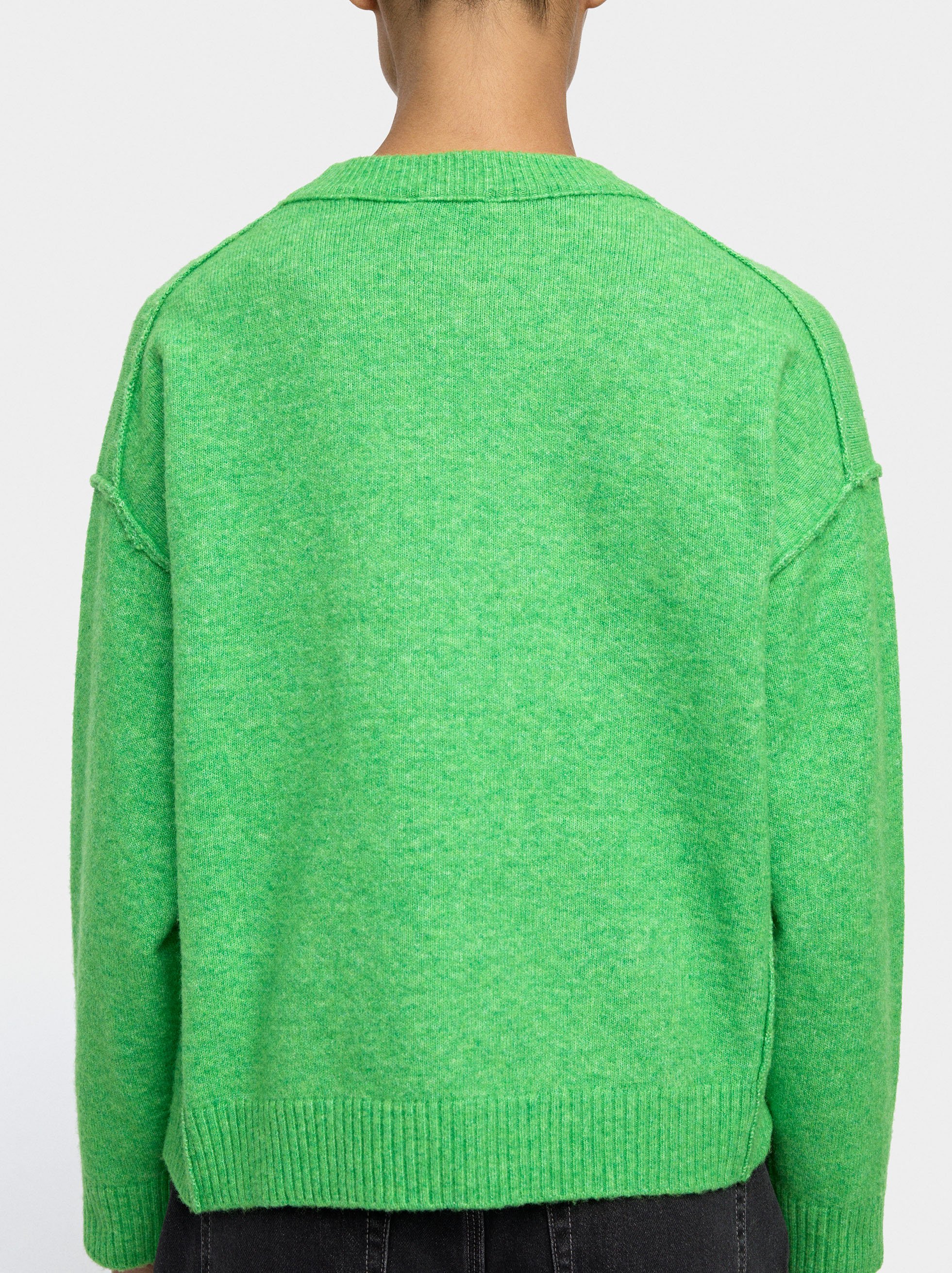 Knit sweatshirt image number 3.0