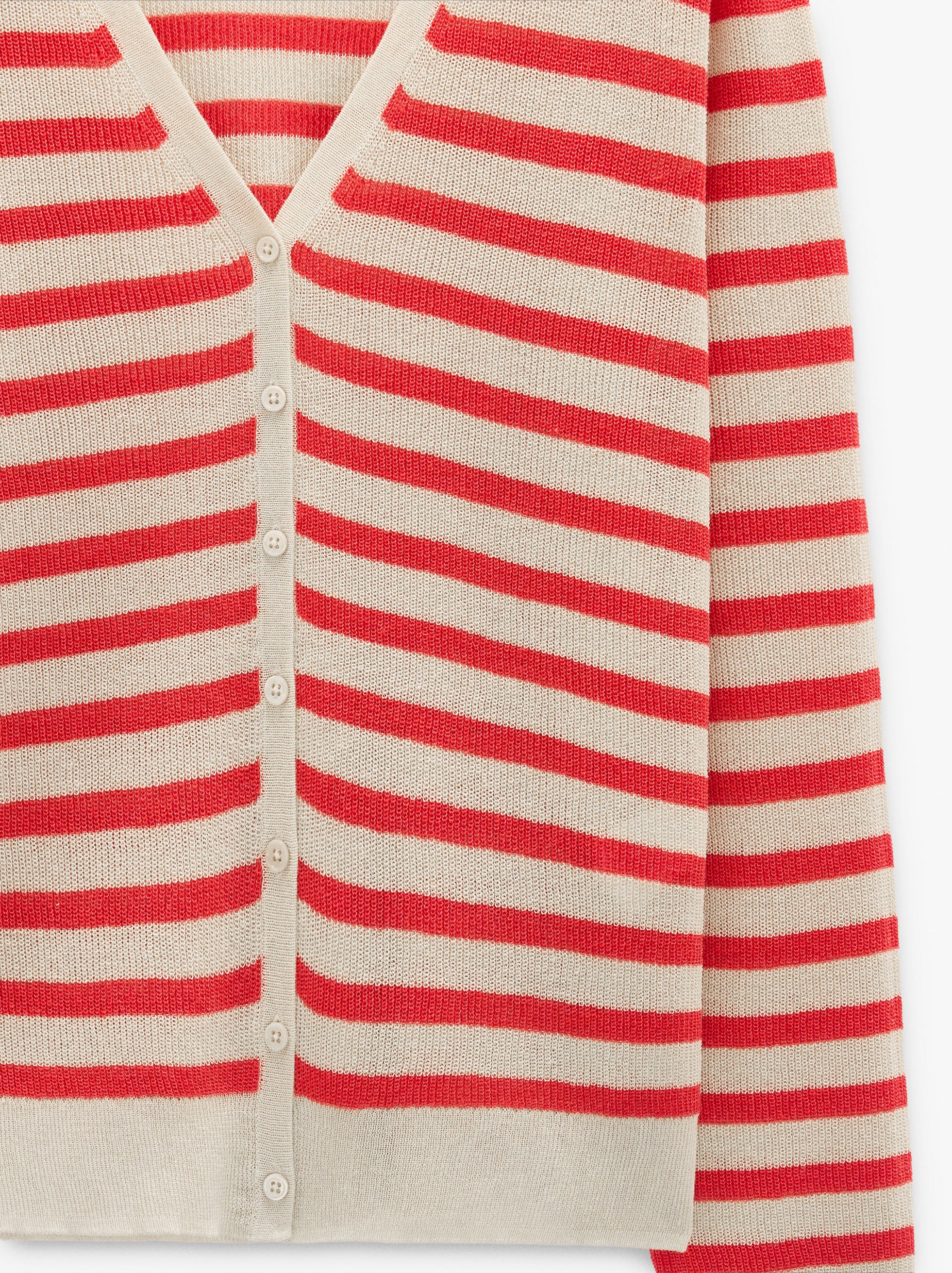 Strickjacke aus Strick mit Streifen image number 5.0