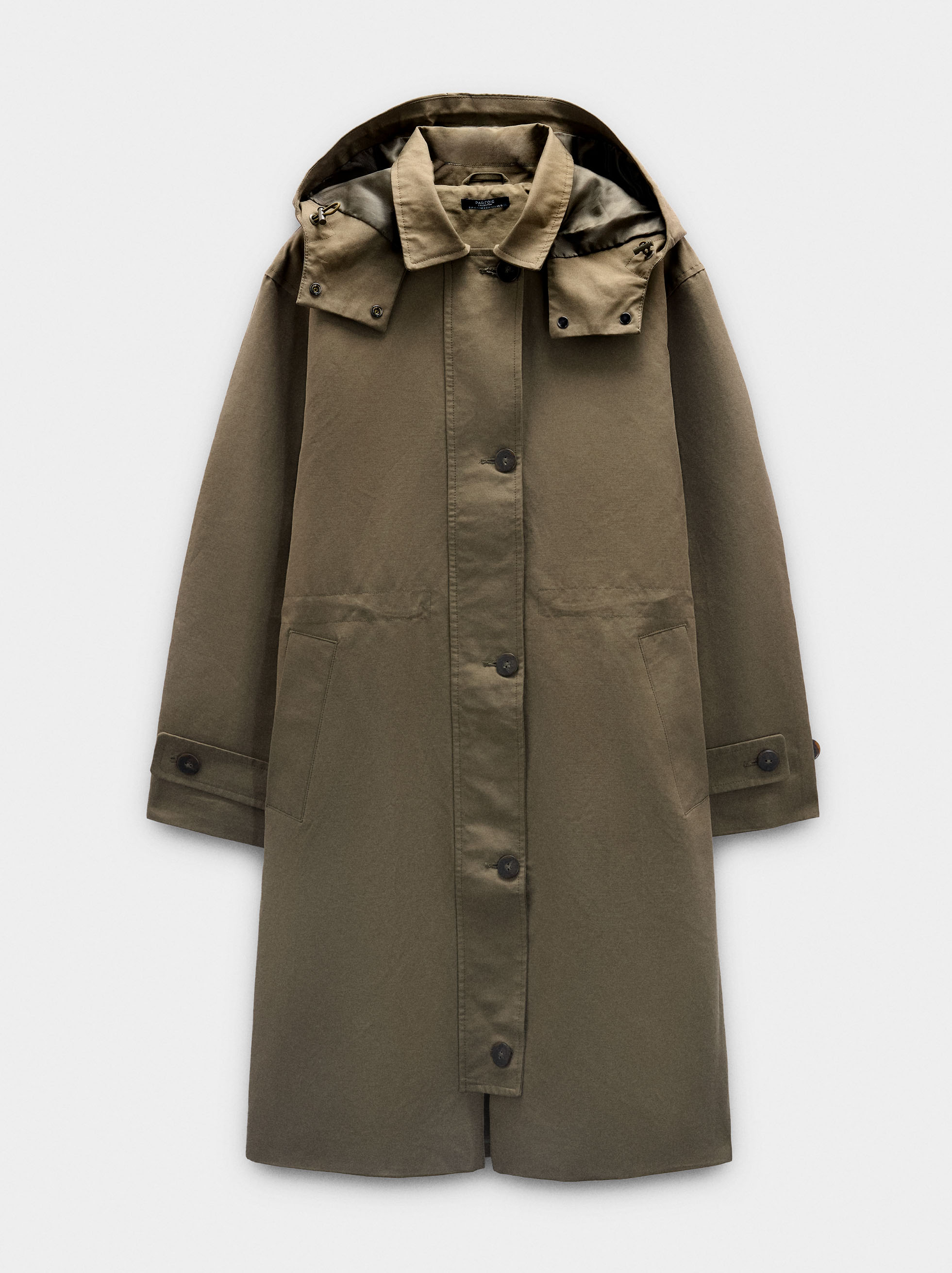 Light parka with hood image number 5.0