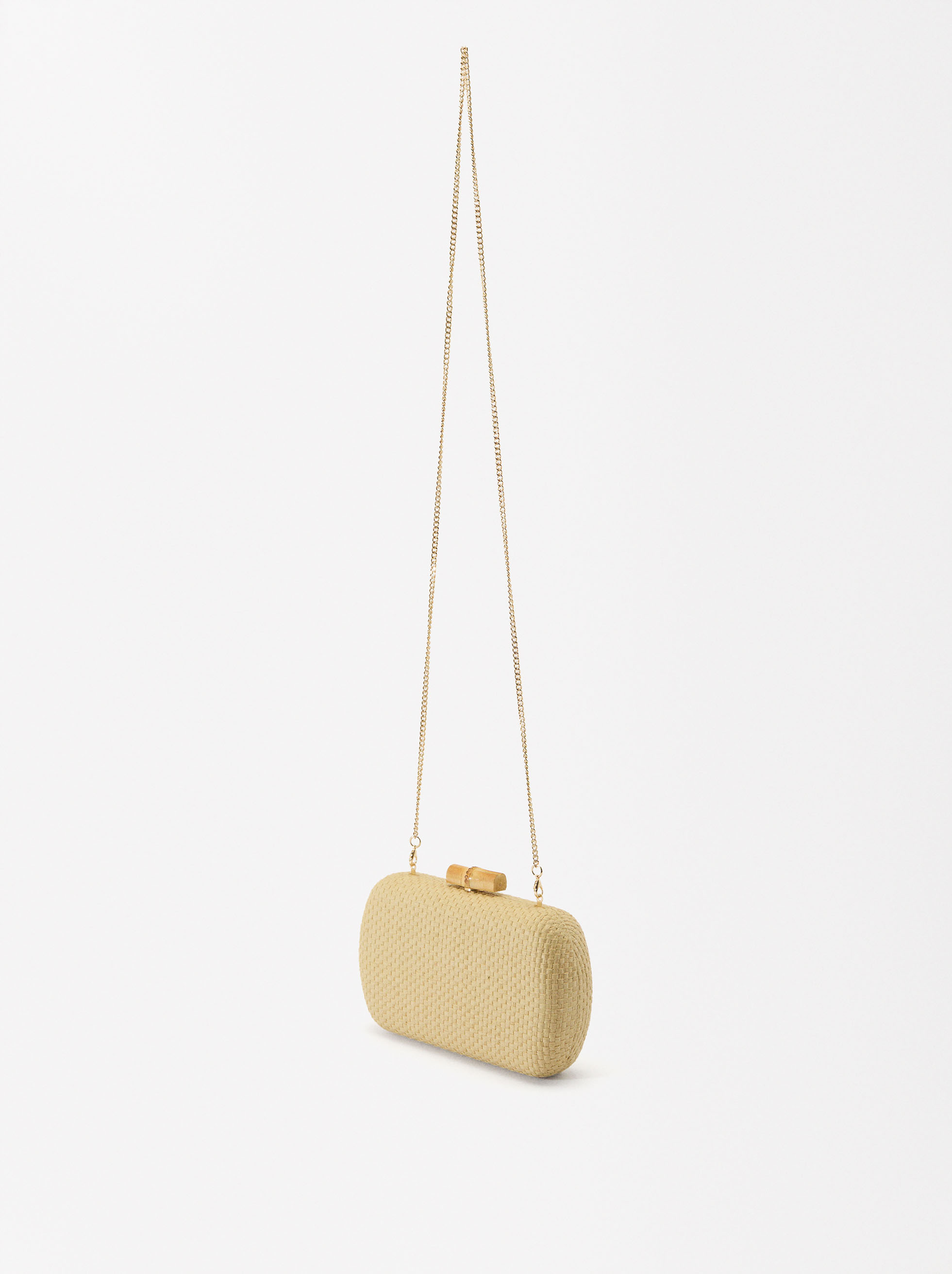 Straw-effect party clutch image number 2.0