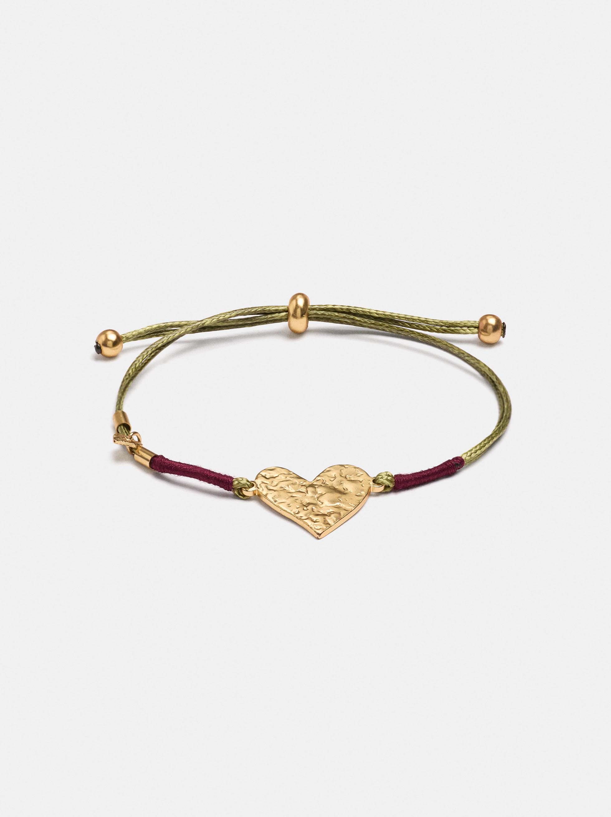 Adjustable bracelet with heart charms image number 0.0