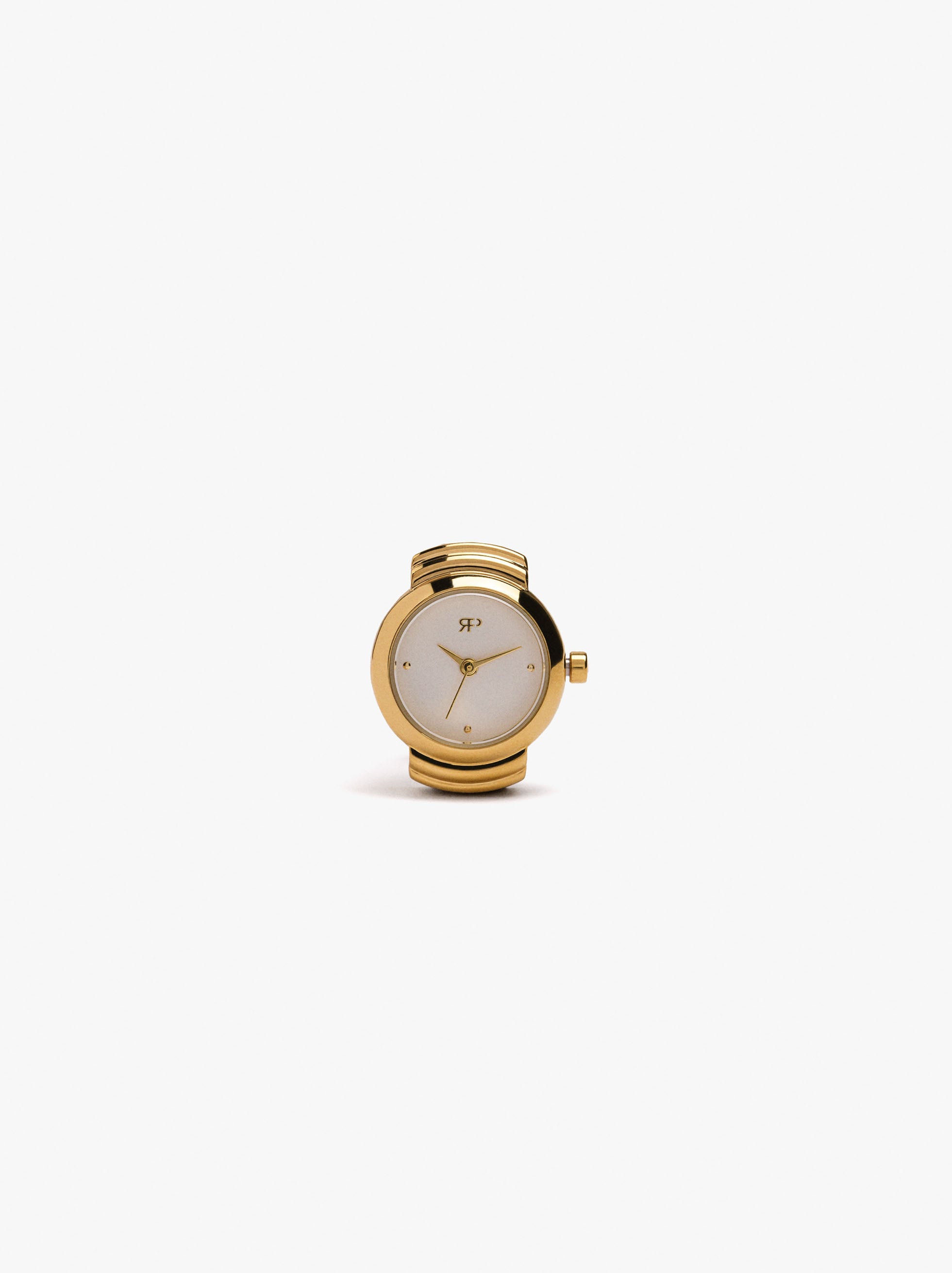 Stainless steel ring watch with structure image number 0.0