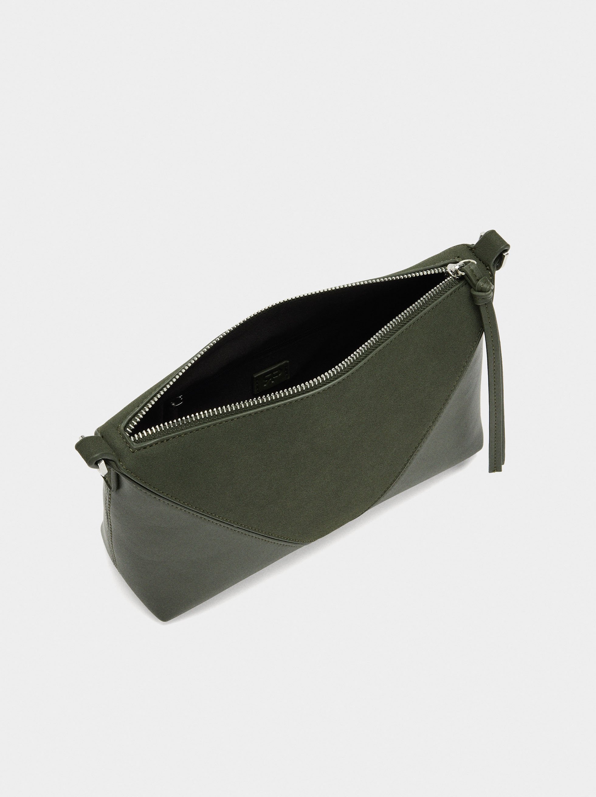 Crossbody bag contrast of textures image number 4.0