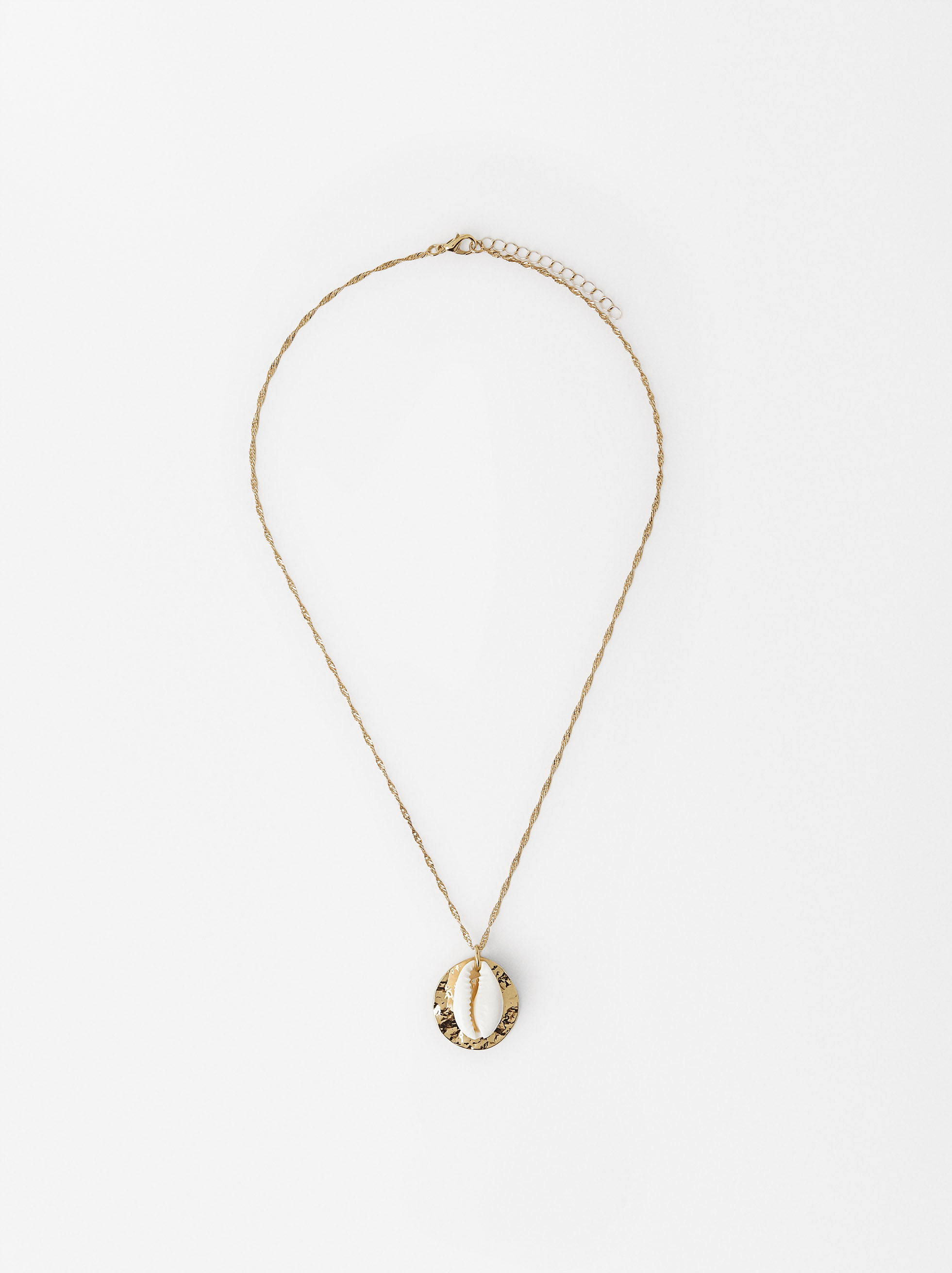 Gold Shell Necklace image number 0.0