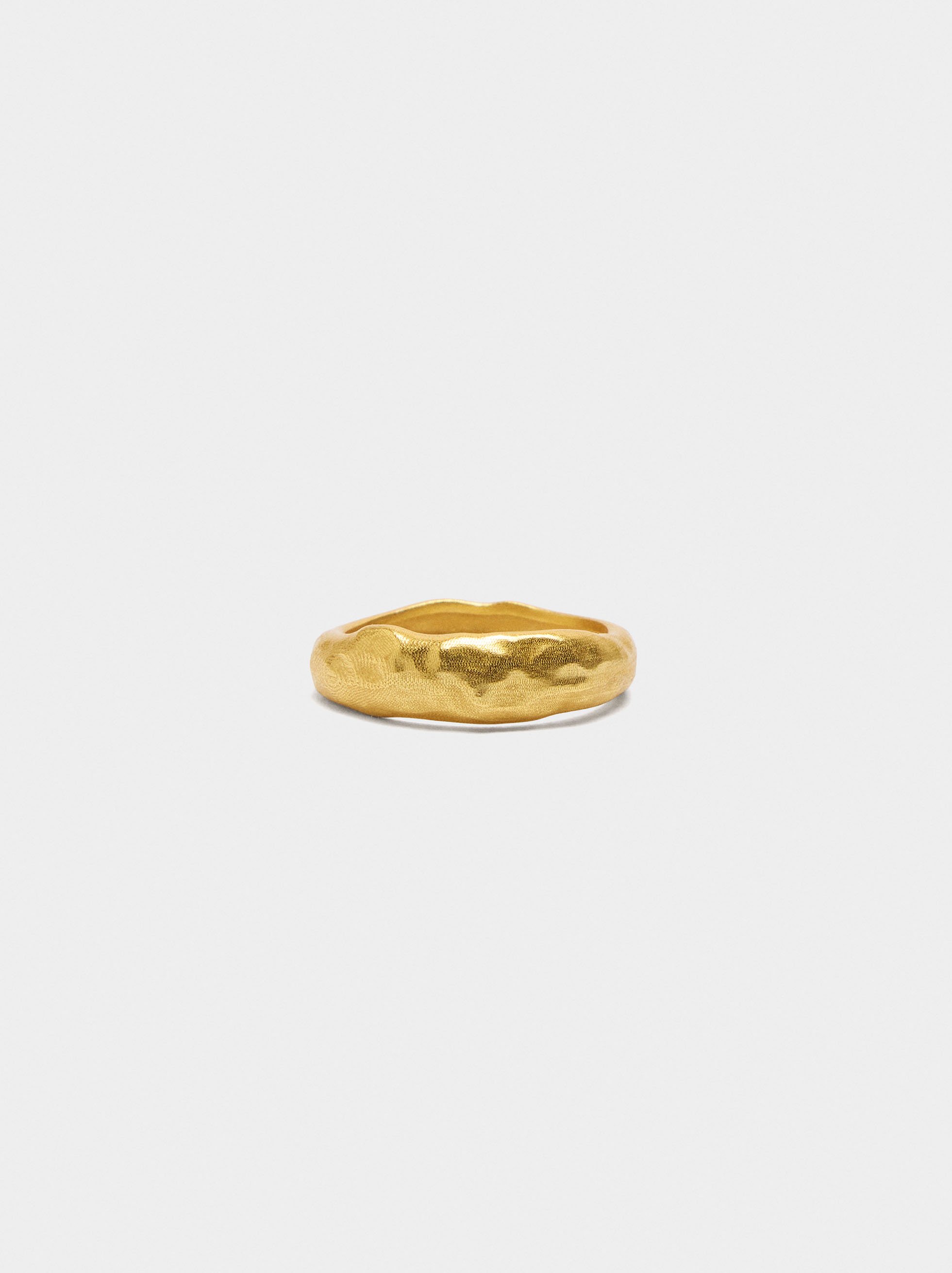 Irregular ring - 18k gold plated image number 0.0